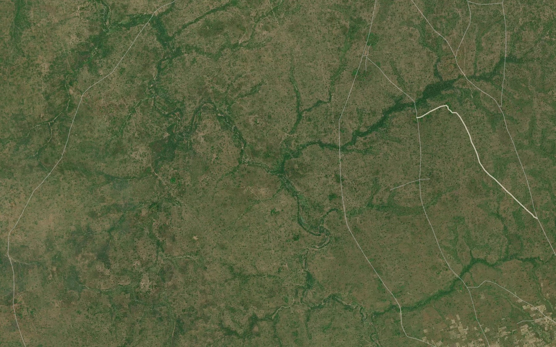 Satellite map of the River Anafia