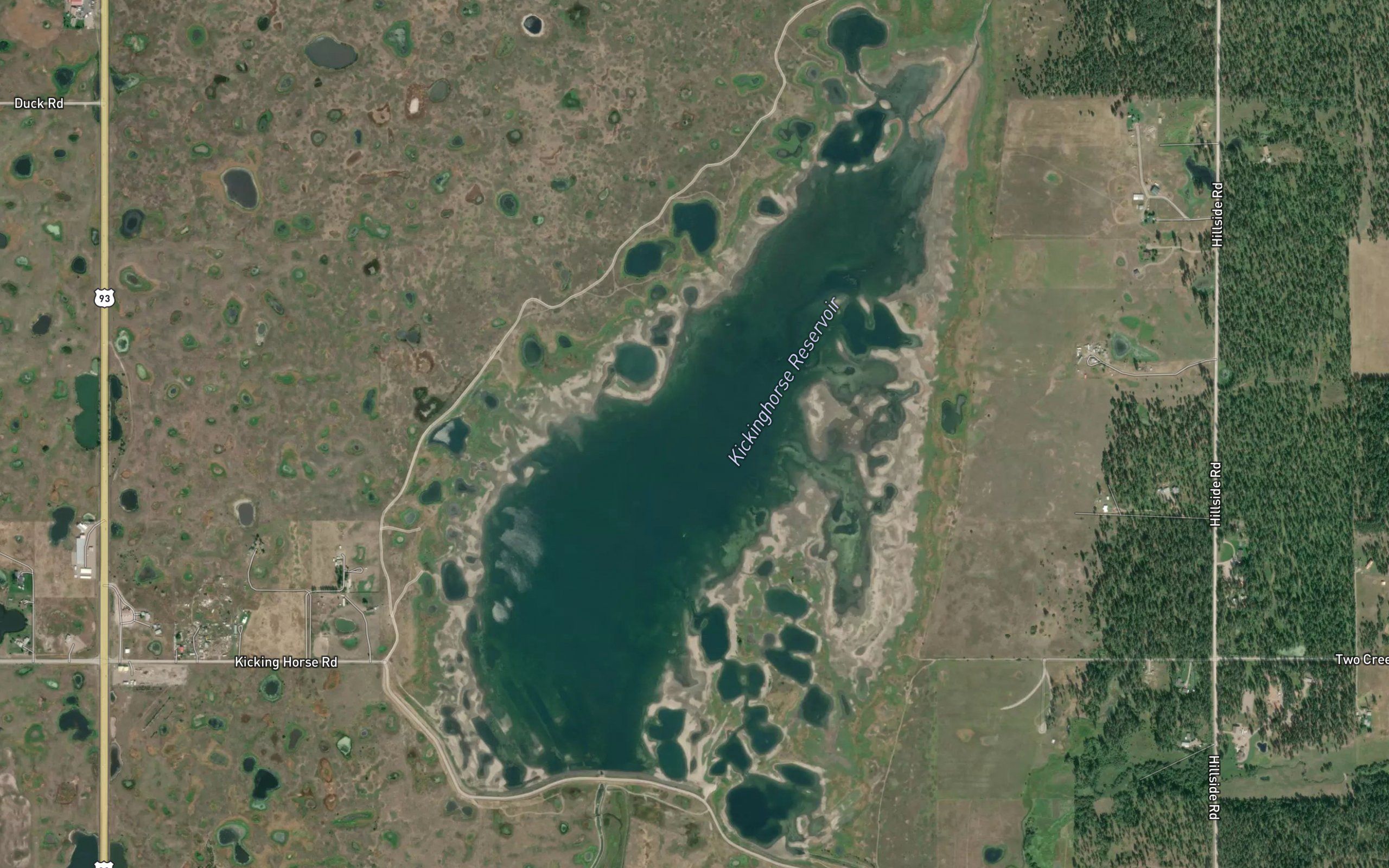 Kicking Horse Reservoir