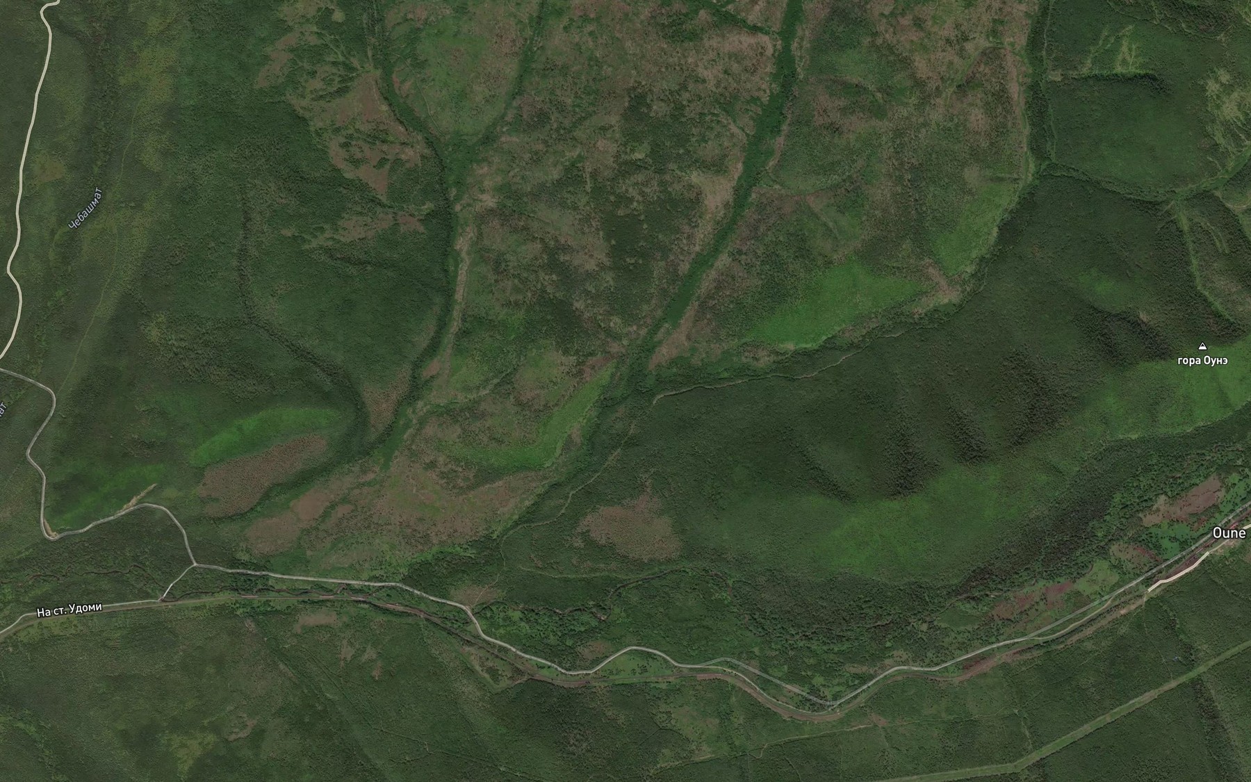 Satellite map of the Verkhniy