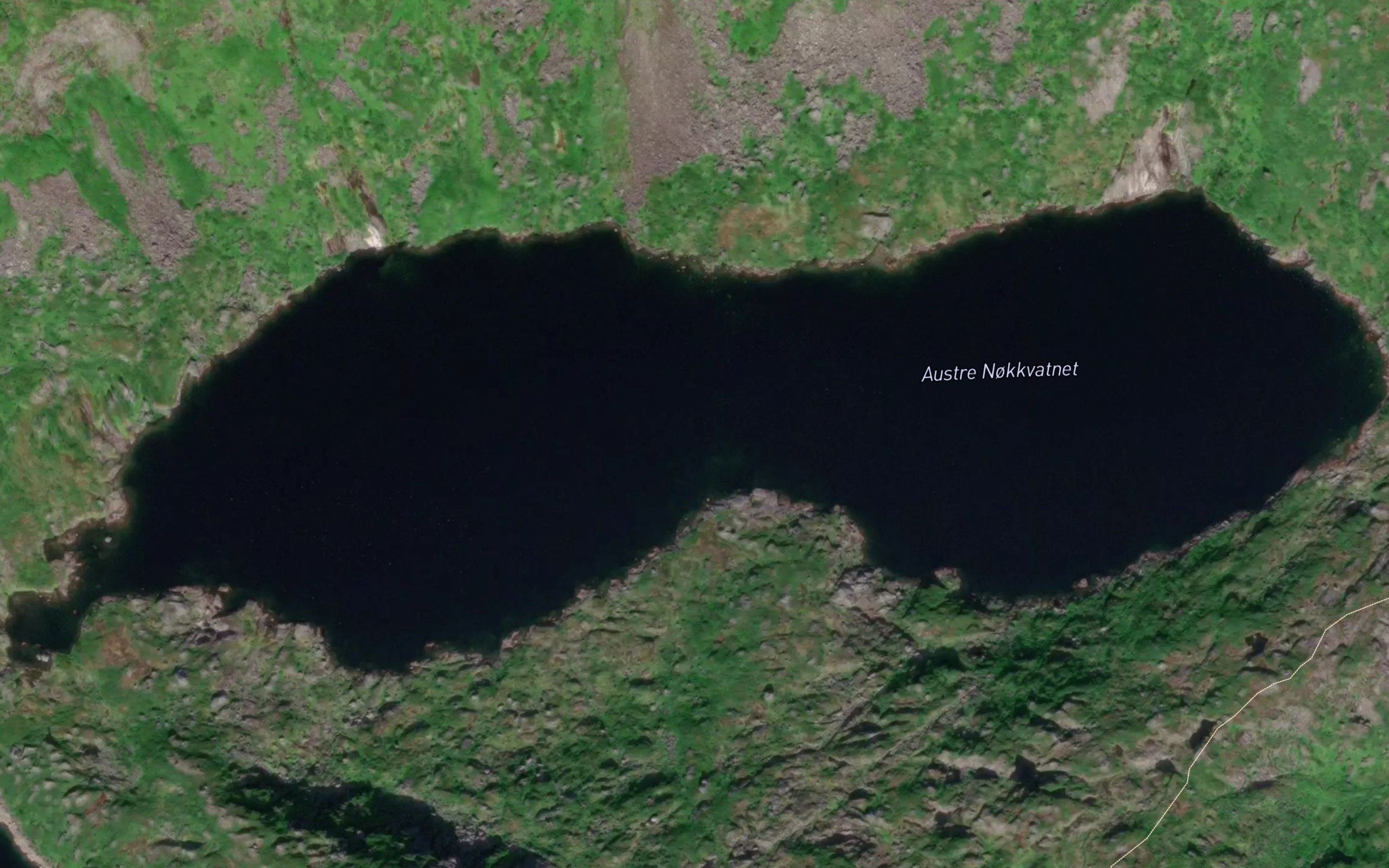 Nokkvatnet,austre