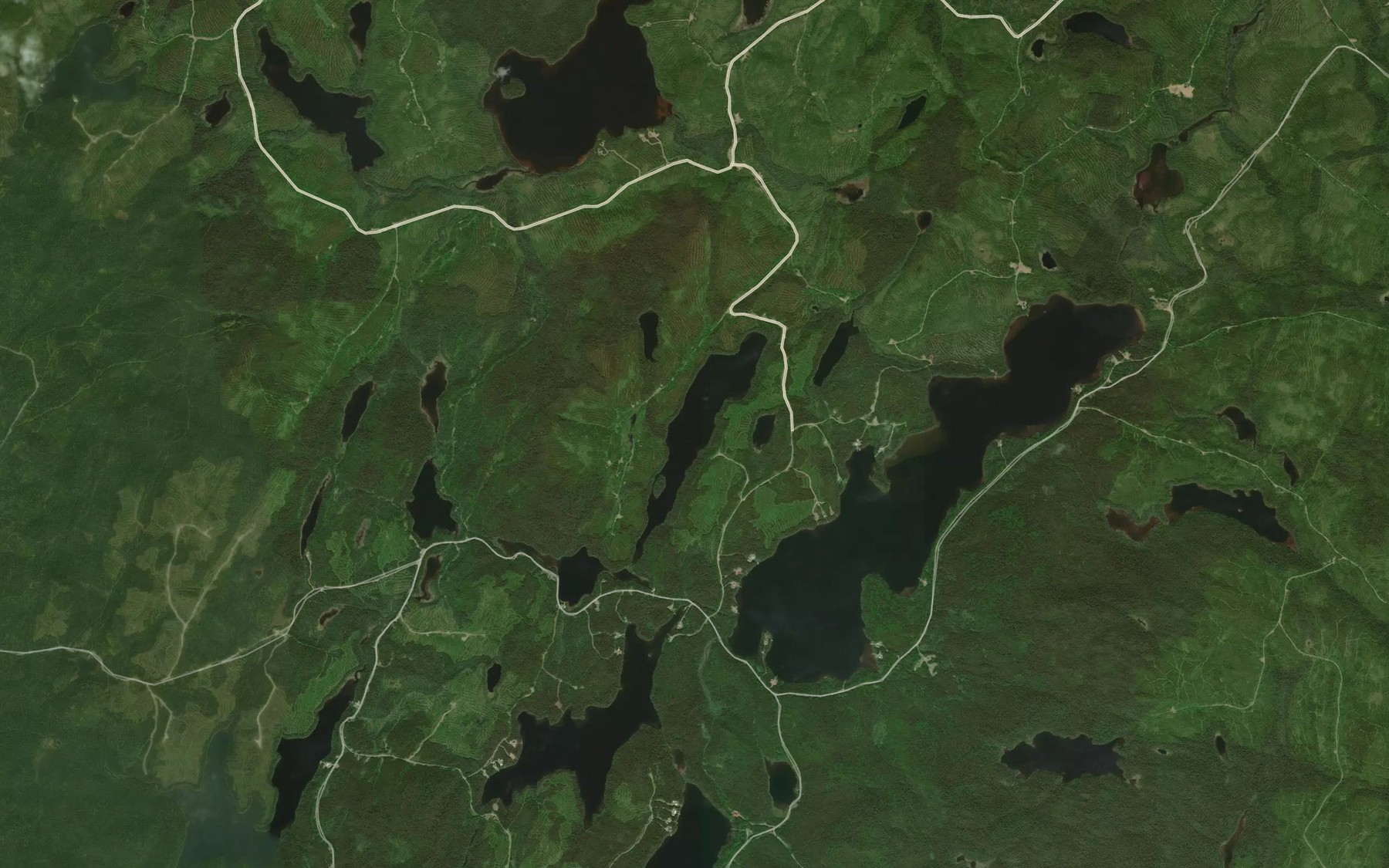 Satellite map of the Lac Fumee