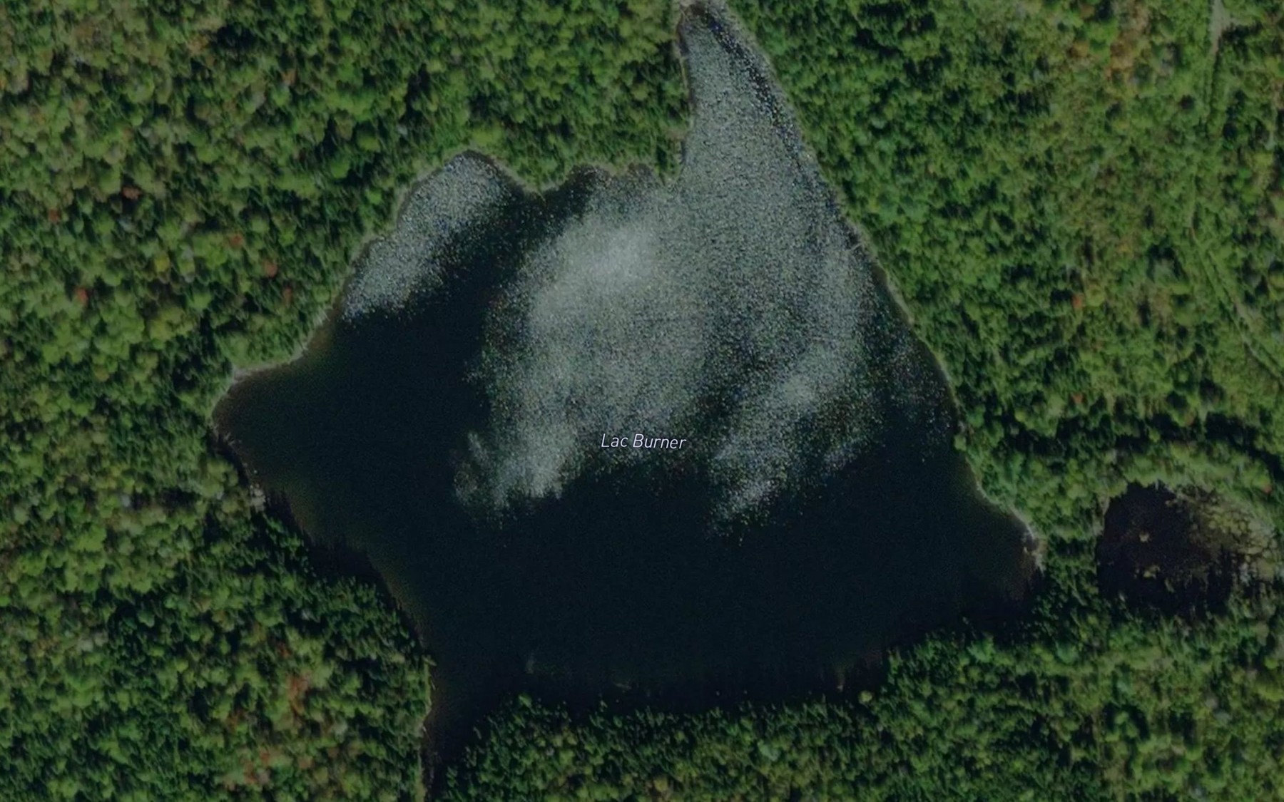 Satellite map of the Lac Burner