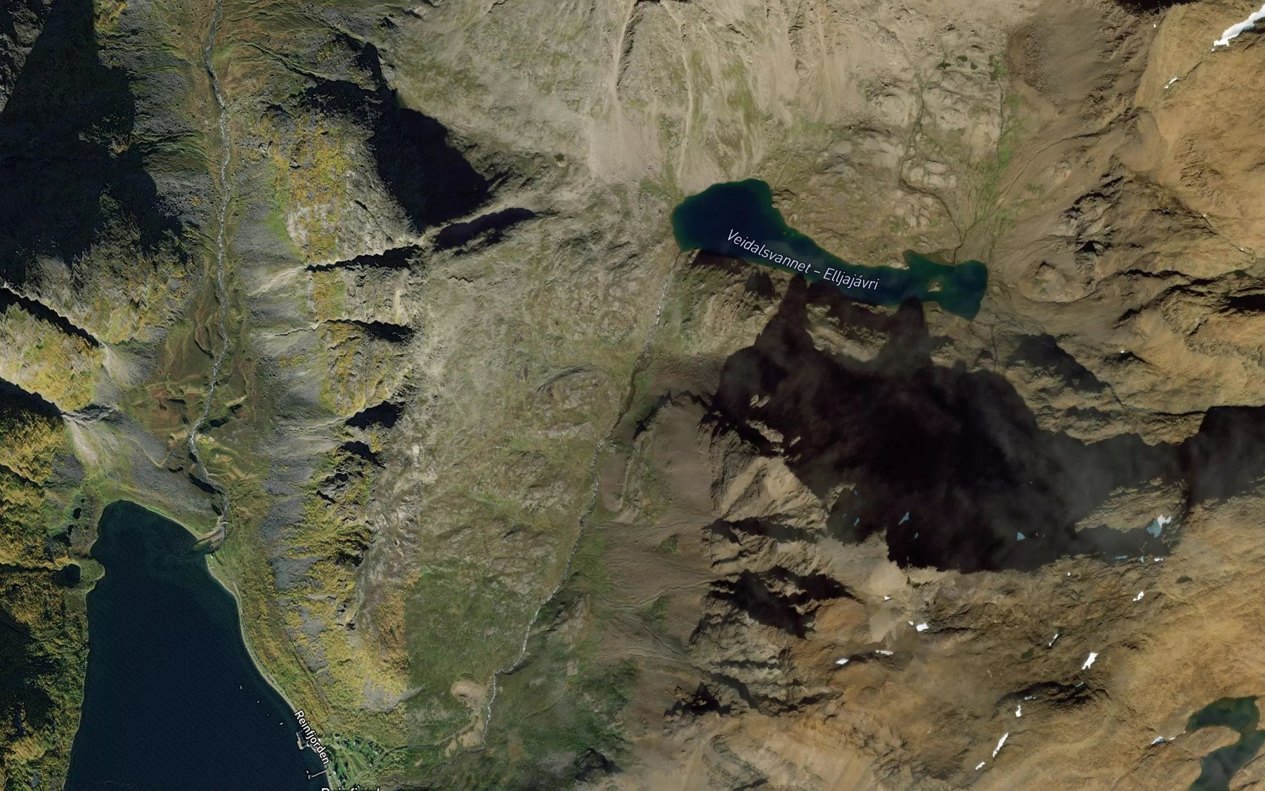 Satellite map of the Smavannan