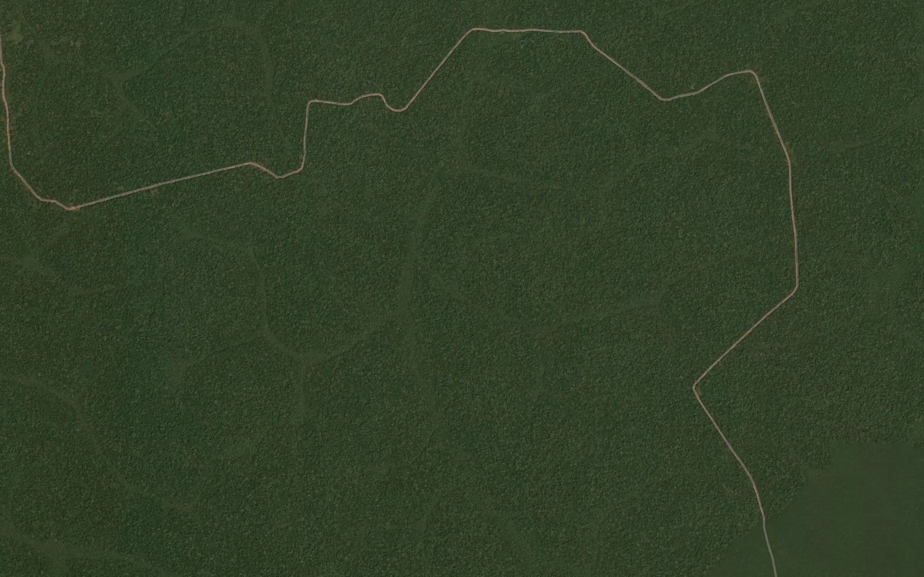 Satellite map of the Gwonboukouna