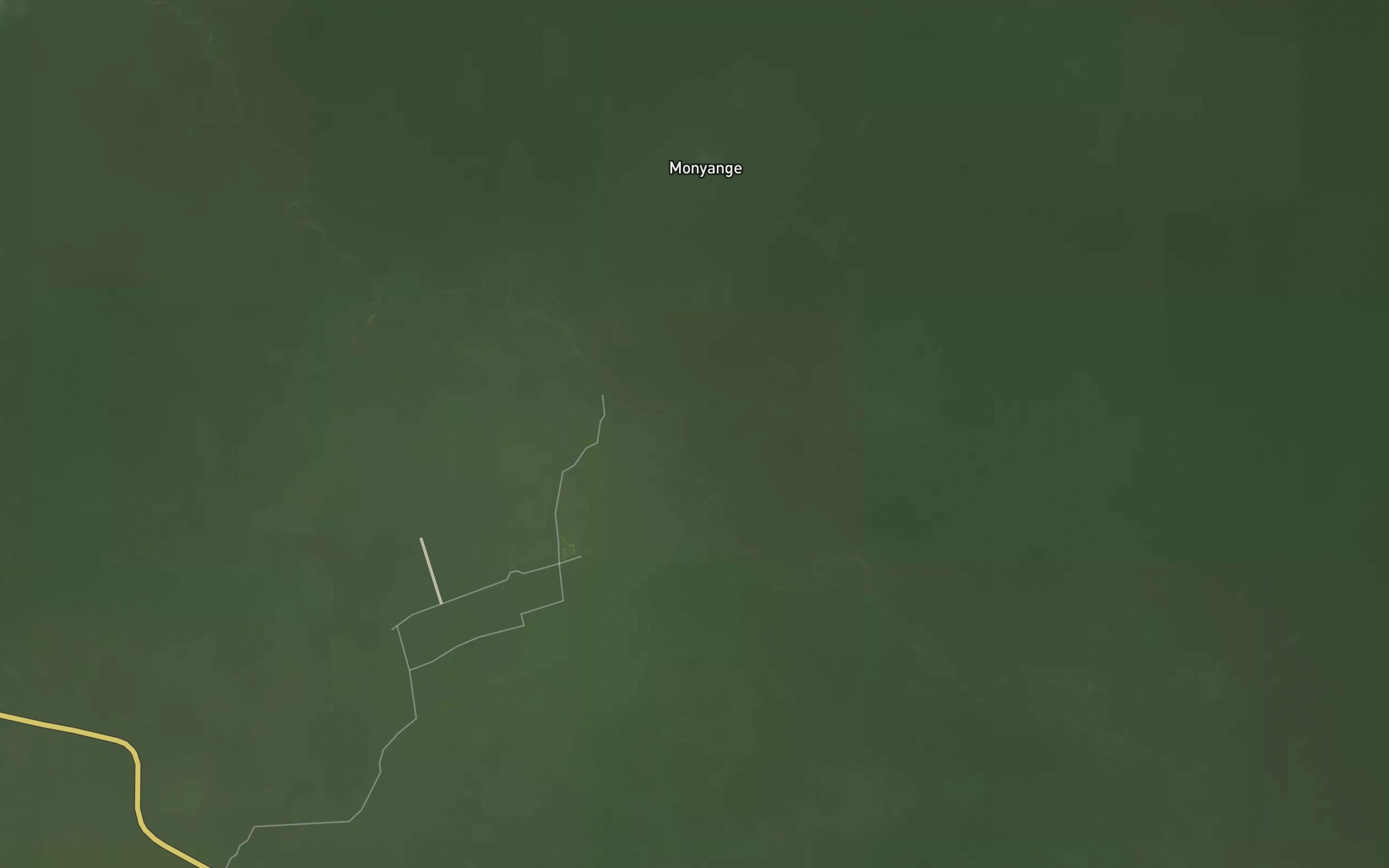 Satellite map of the Mbombe