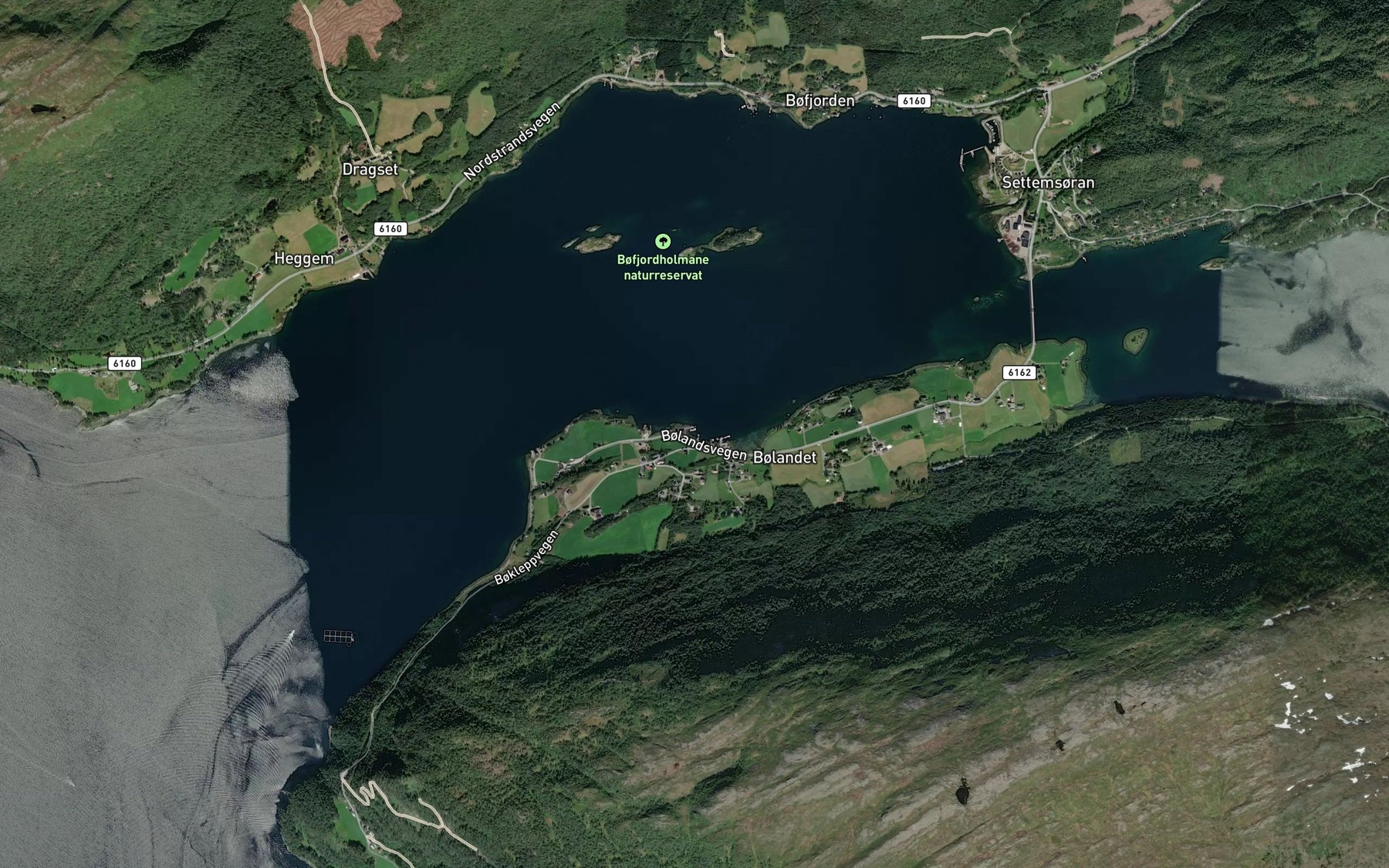 Satellite map of the Ilabukta