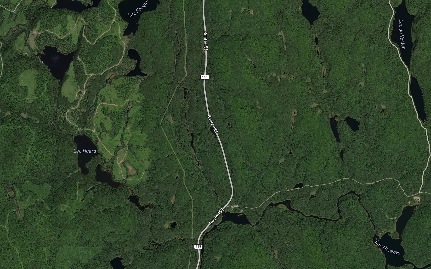 Satellite map of the Lac du Dilemme