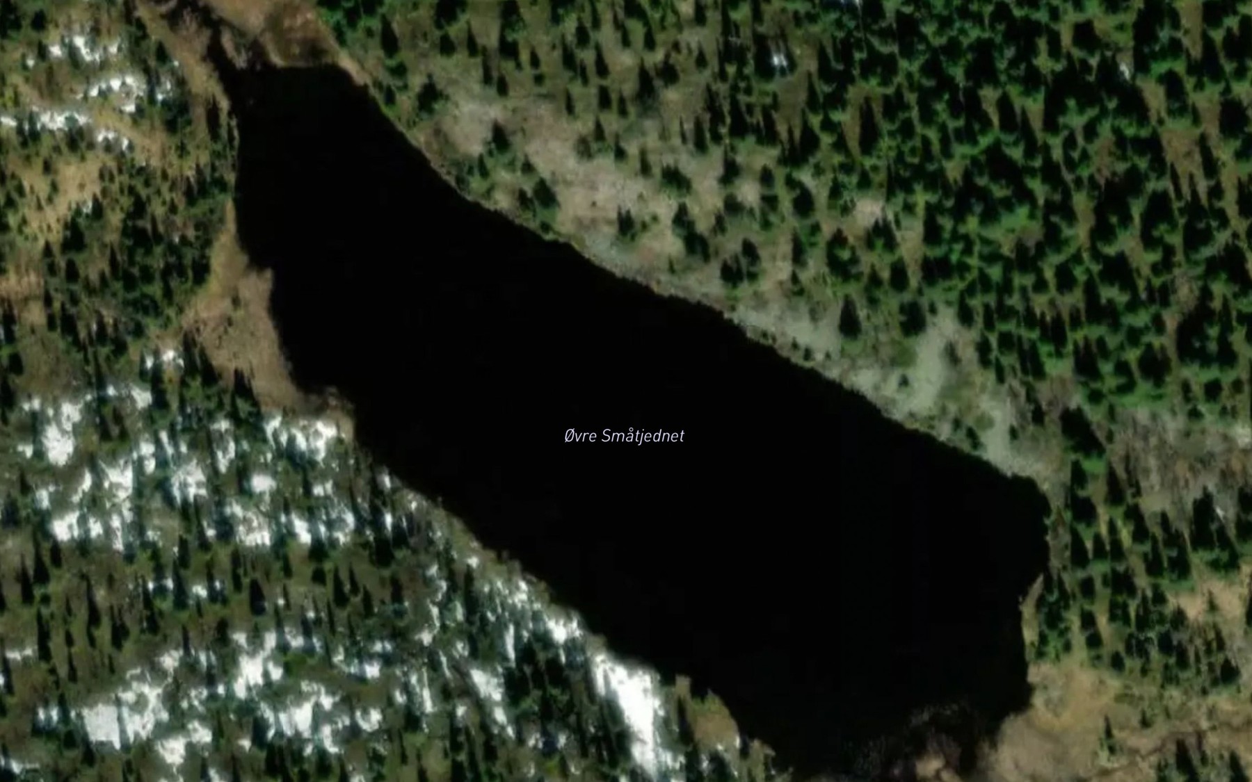 Satellite map of the Ovre Smatjednet