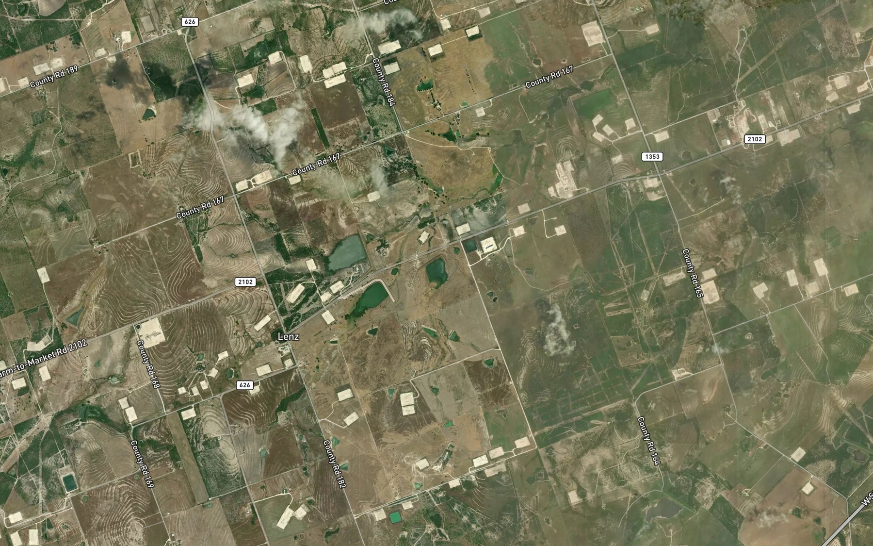 Satellite map of the Soil Conservation Service Site 5 Reservoir