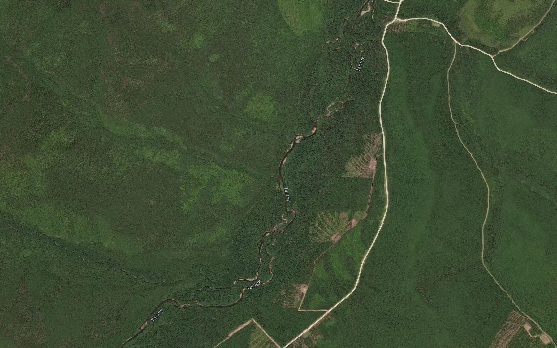 Satellite map of the Ryaboy
