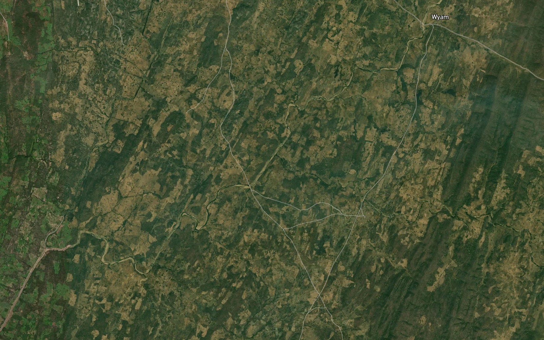 Satellite map of the River Guleaka