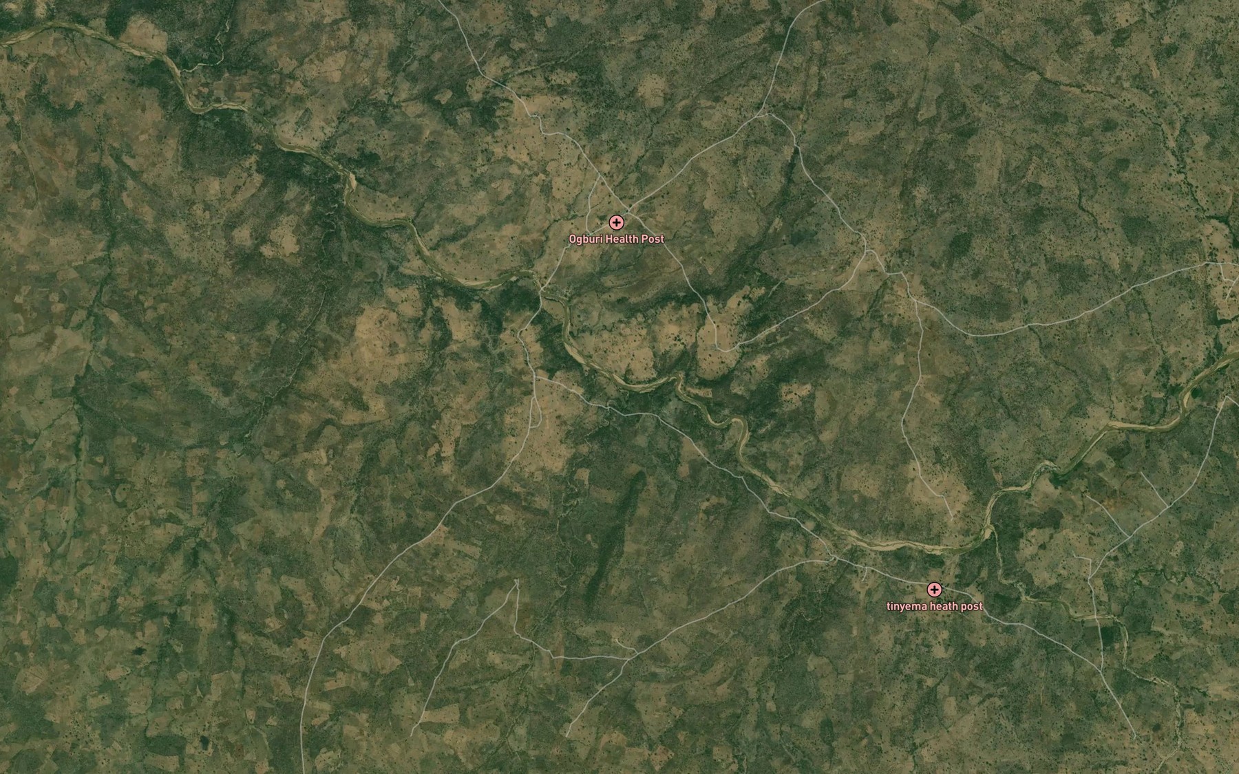 Satellite map of the Kpakodo