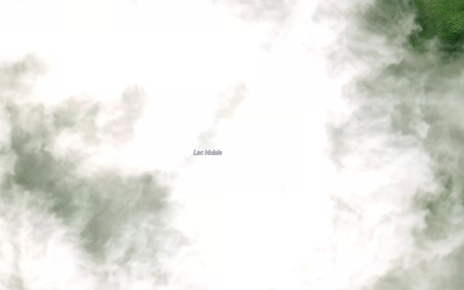 Satellite map of the Lac Moisie