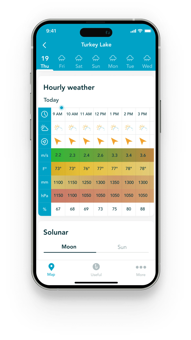 Mobile Learn Detailed Weather Forecast That Optimizes Your Fishing feature card image