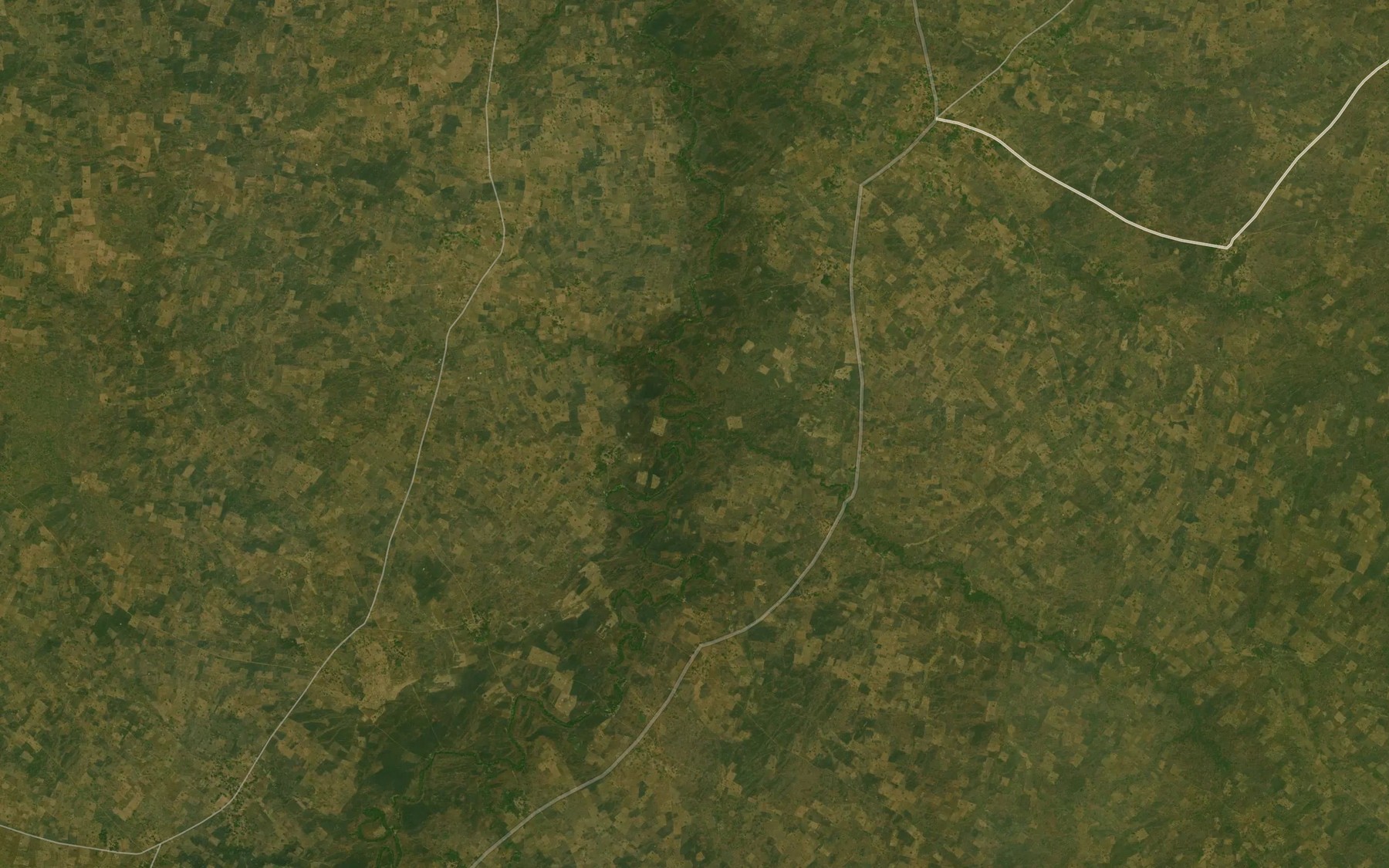 Satellite map of the River Ukor