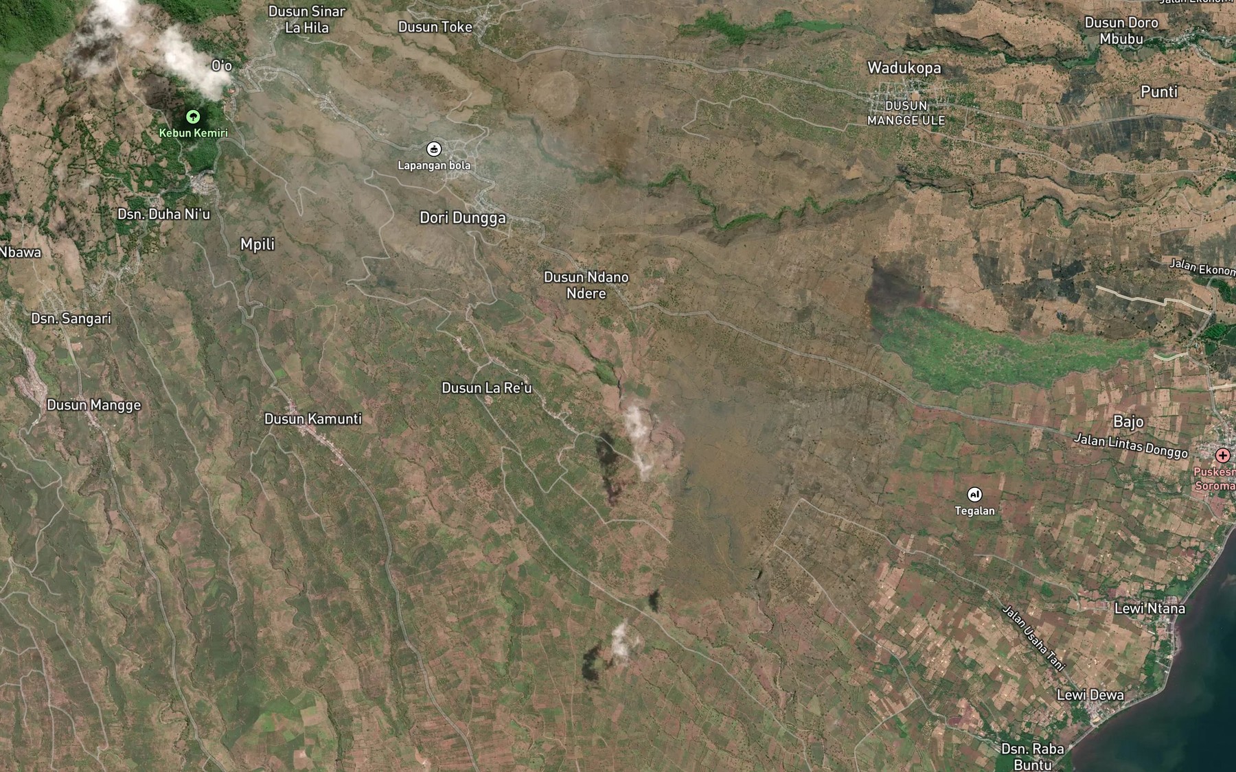 Satellite map of the Sori Heka