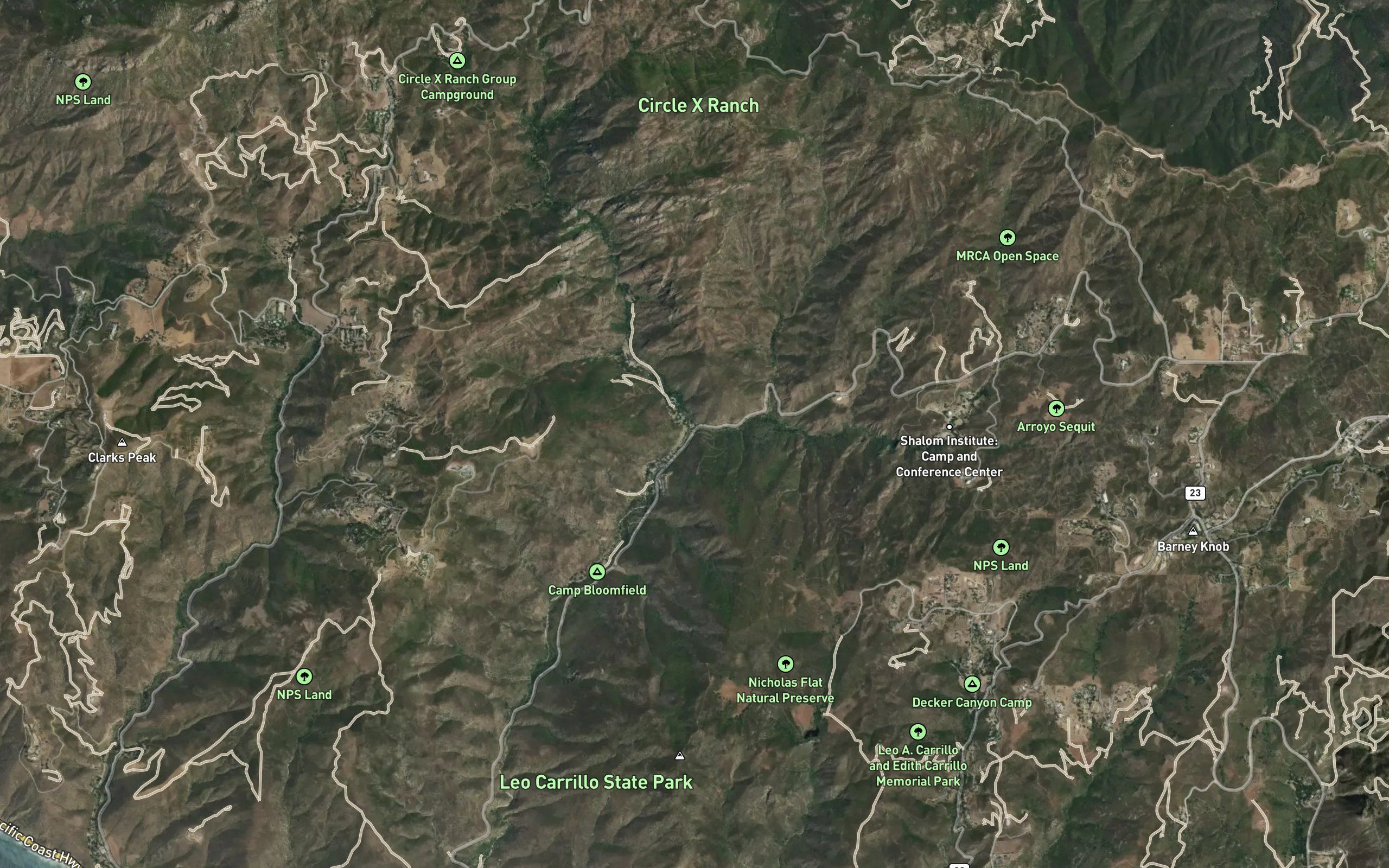 East Fork Arroyo Sequit