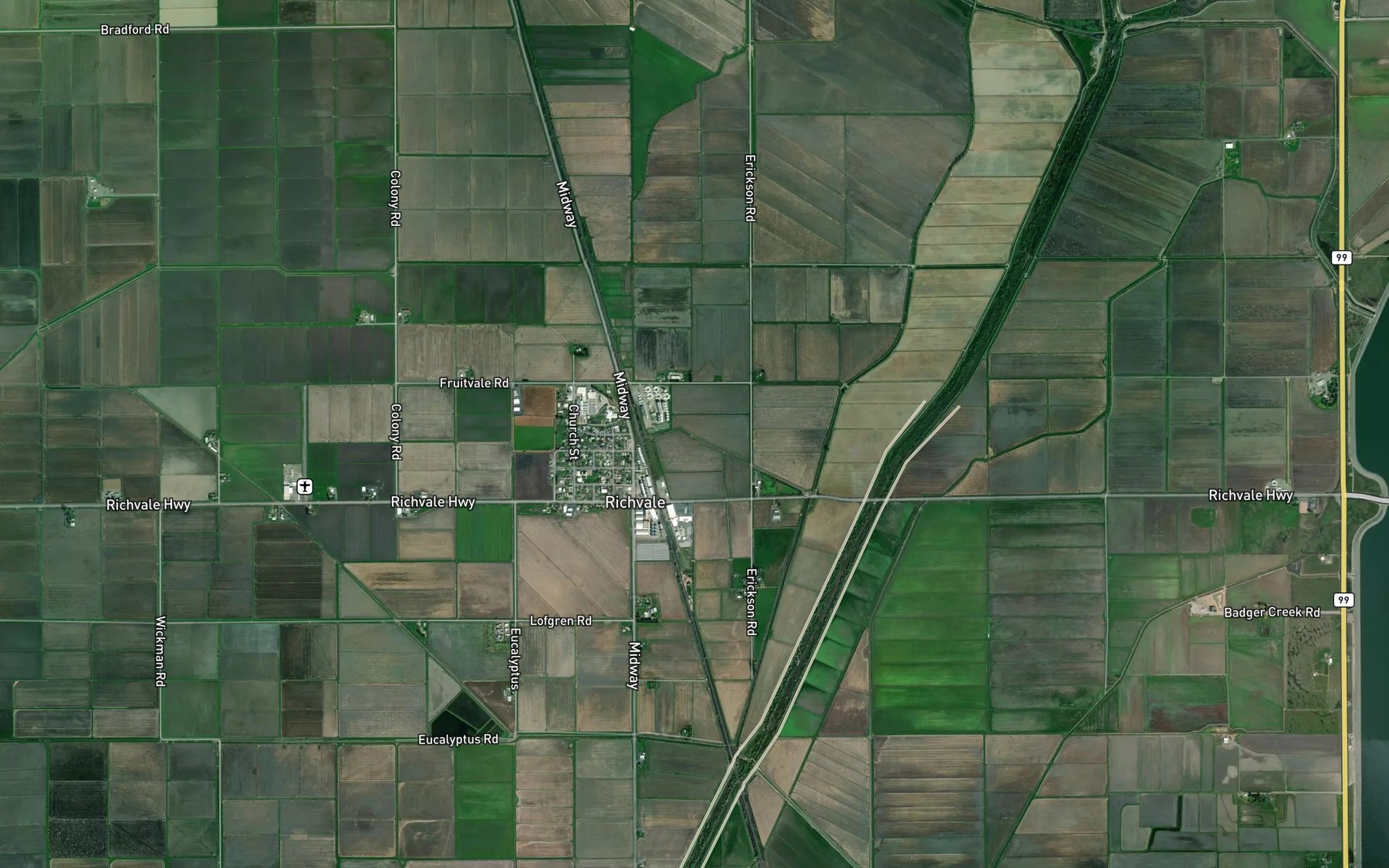 Satellite map of the Low Lift Lateral