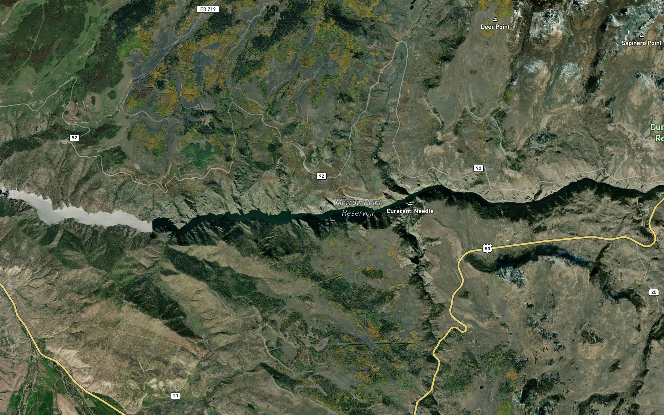Morrow Point Reservoir