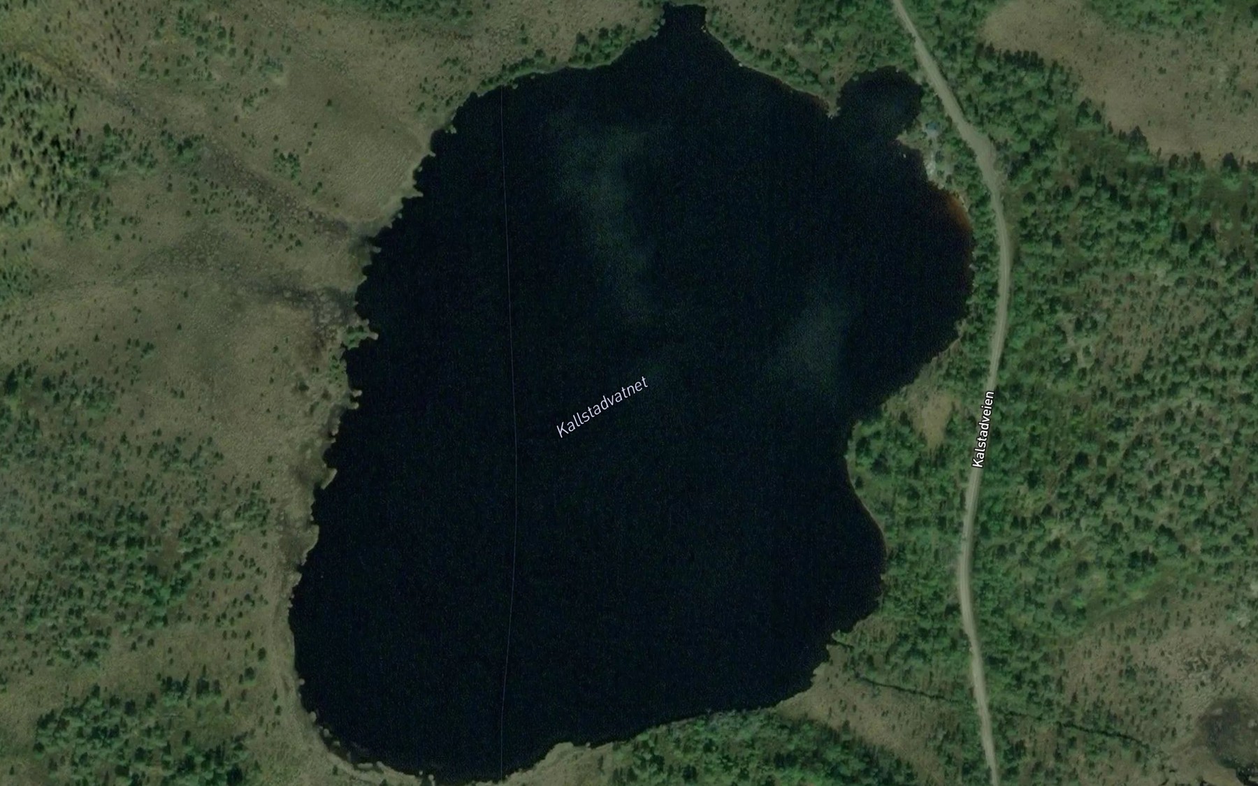 Satellite map of the Kallstadvatnet