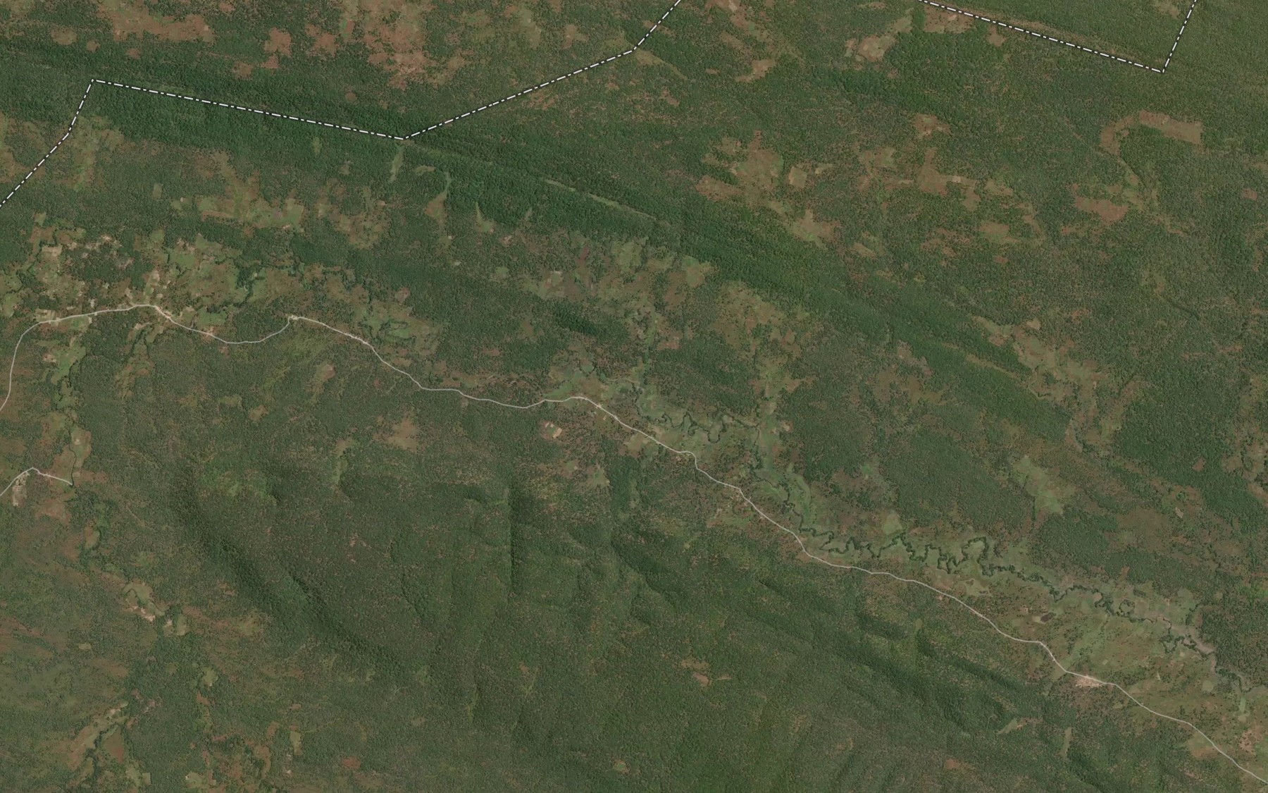 Satellite map of the Lobola