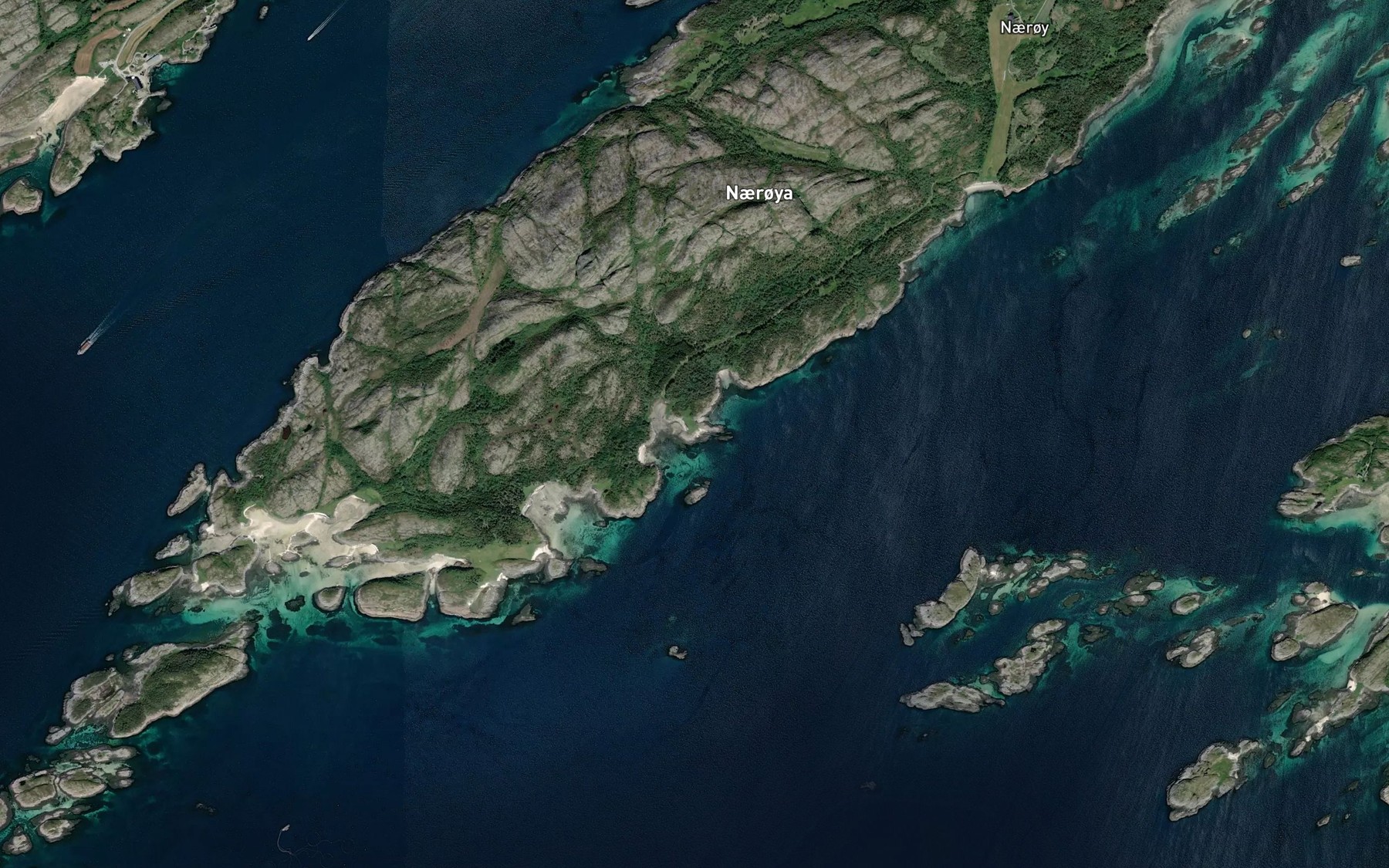 Satellite map of the Midter-Melkarvika