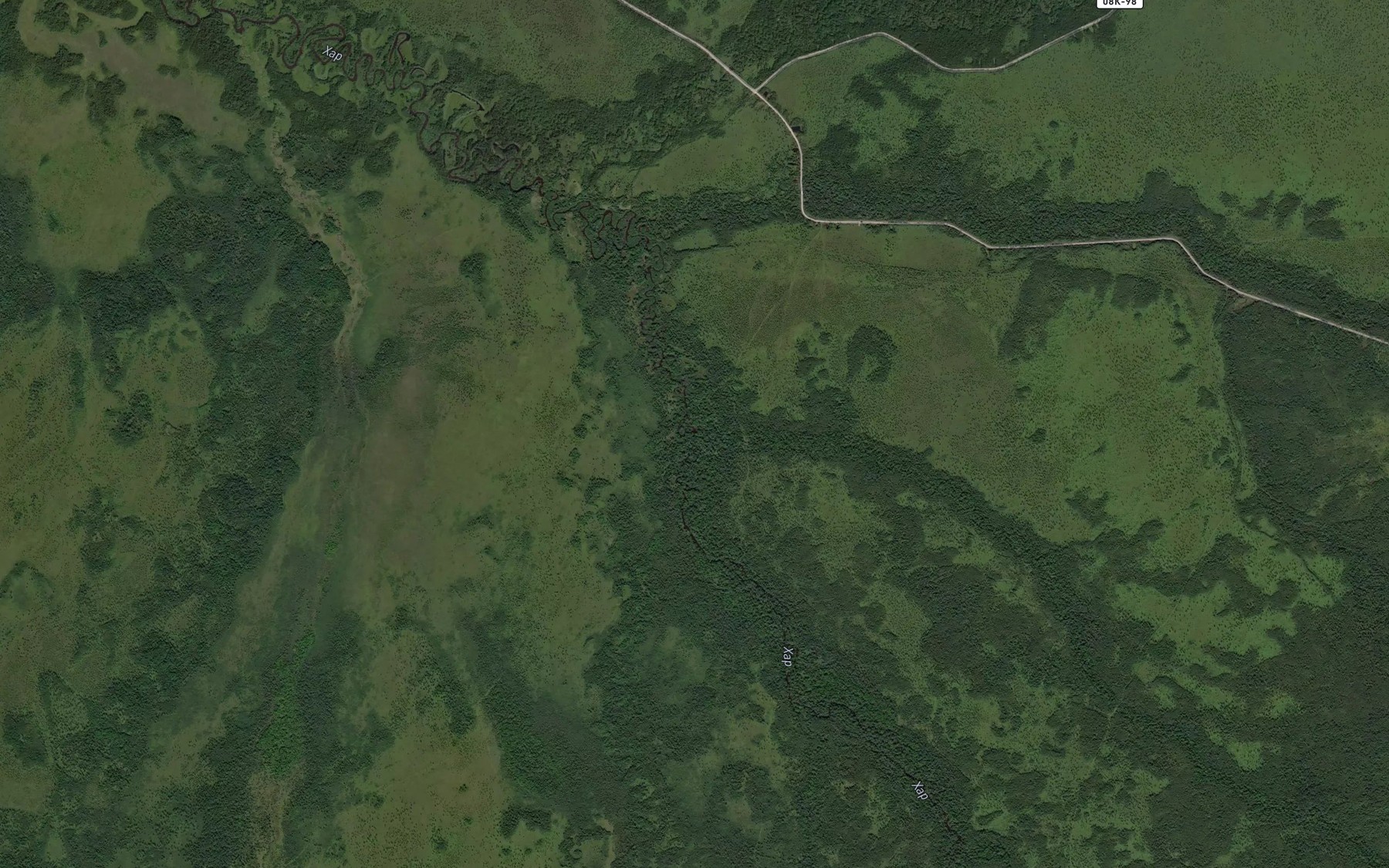 Satellite map of the Kholgoso