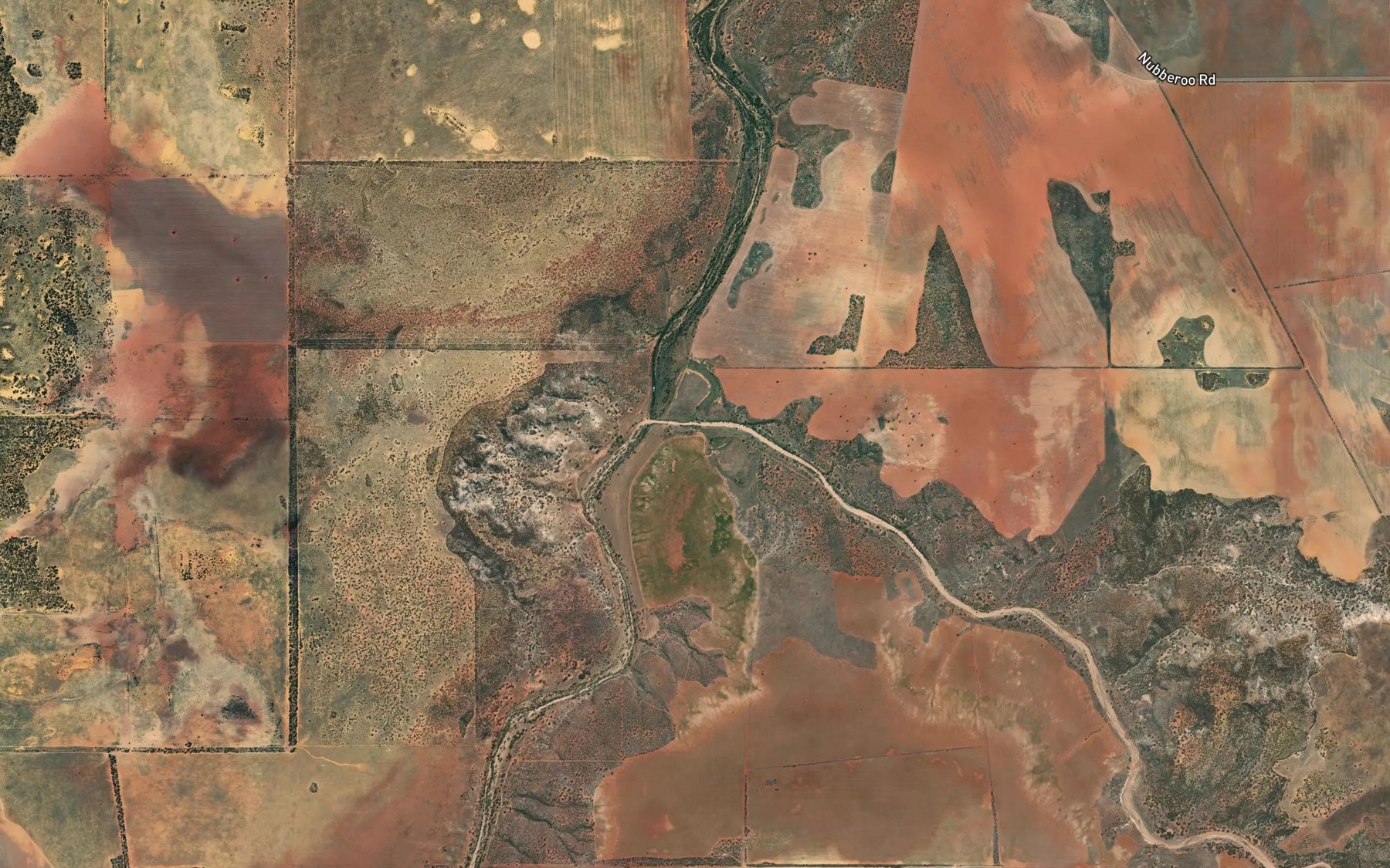 Satellite map of the Badgedong Creek