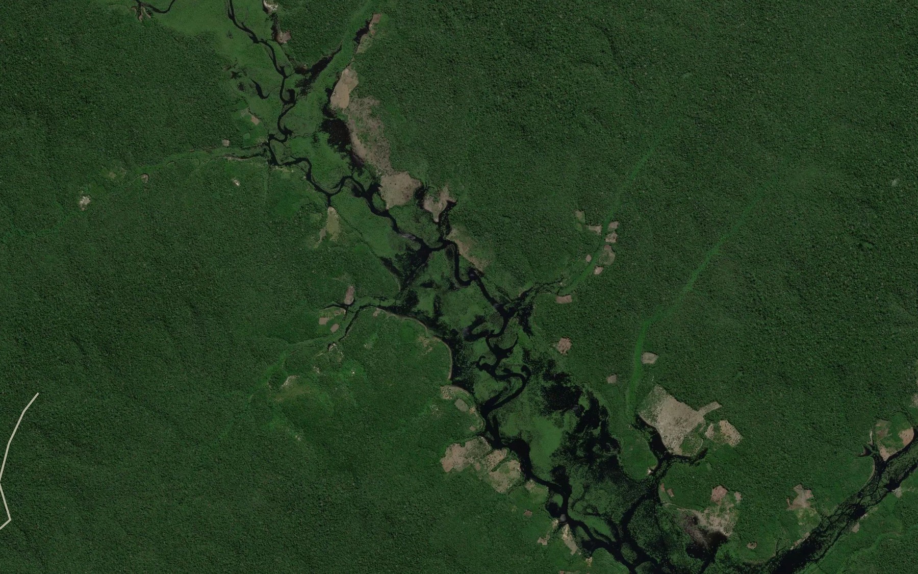 Satellite map of the Igarape Pedrinho