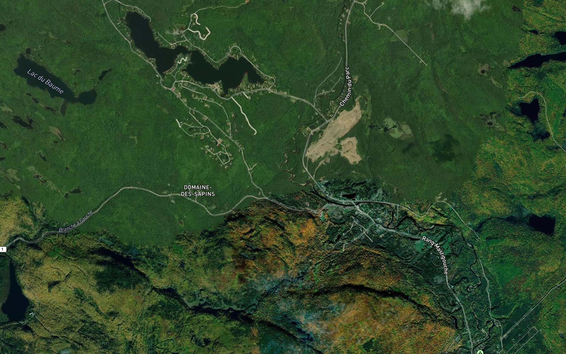 Satellite map of the Branche a Gauche
