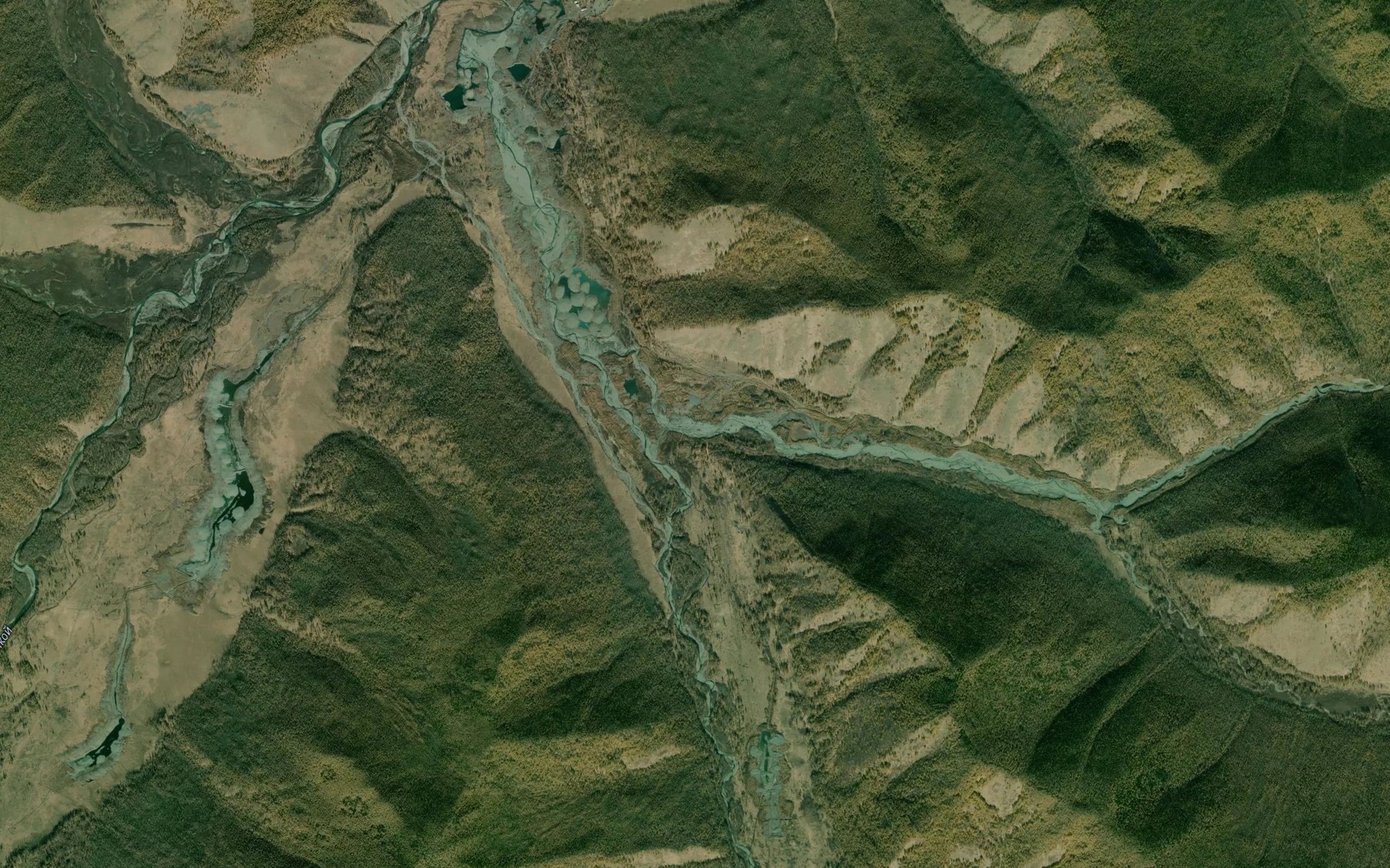 Satellite map of the Kapchikhir