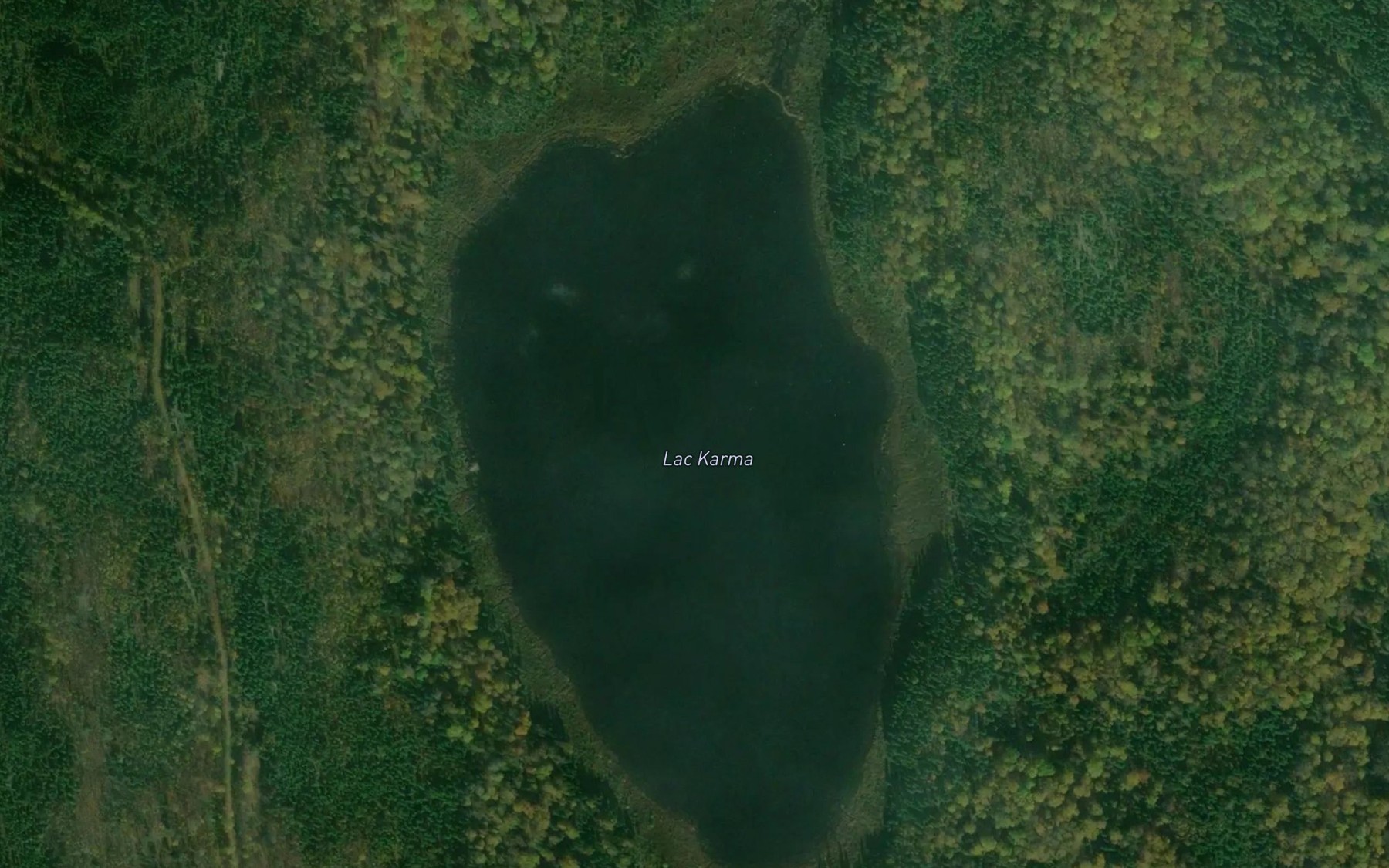 Satellite map of the Lac Karma