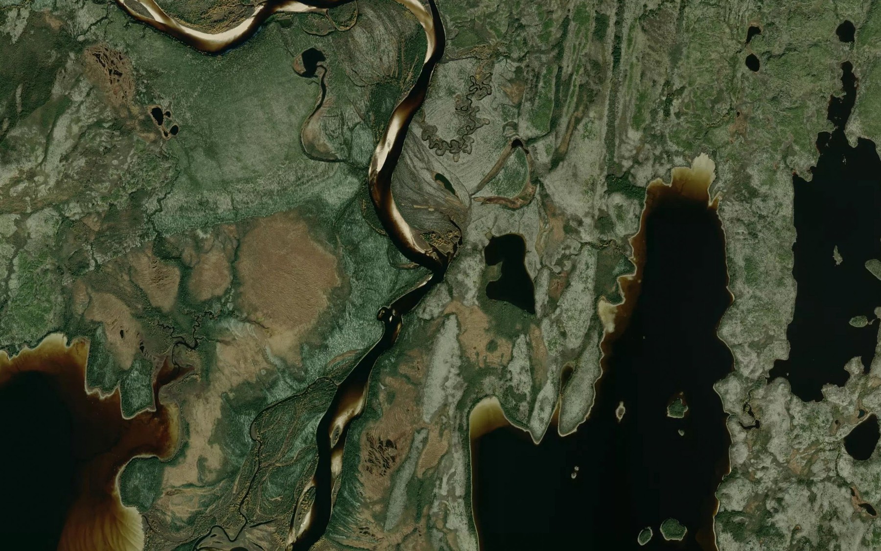 Satellite map of the Coude Kamishta Uatishisht
