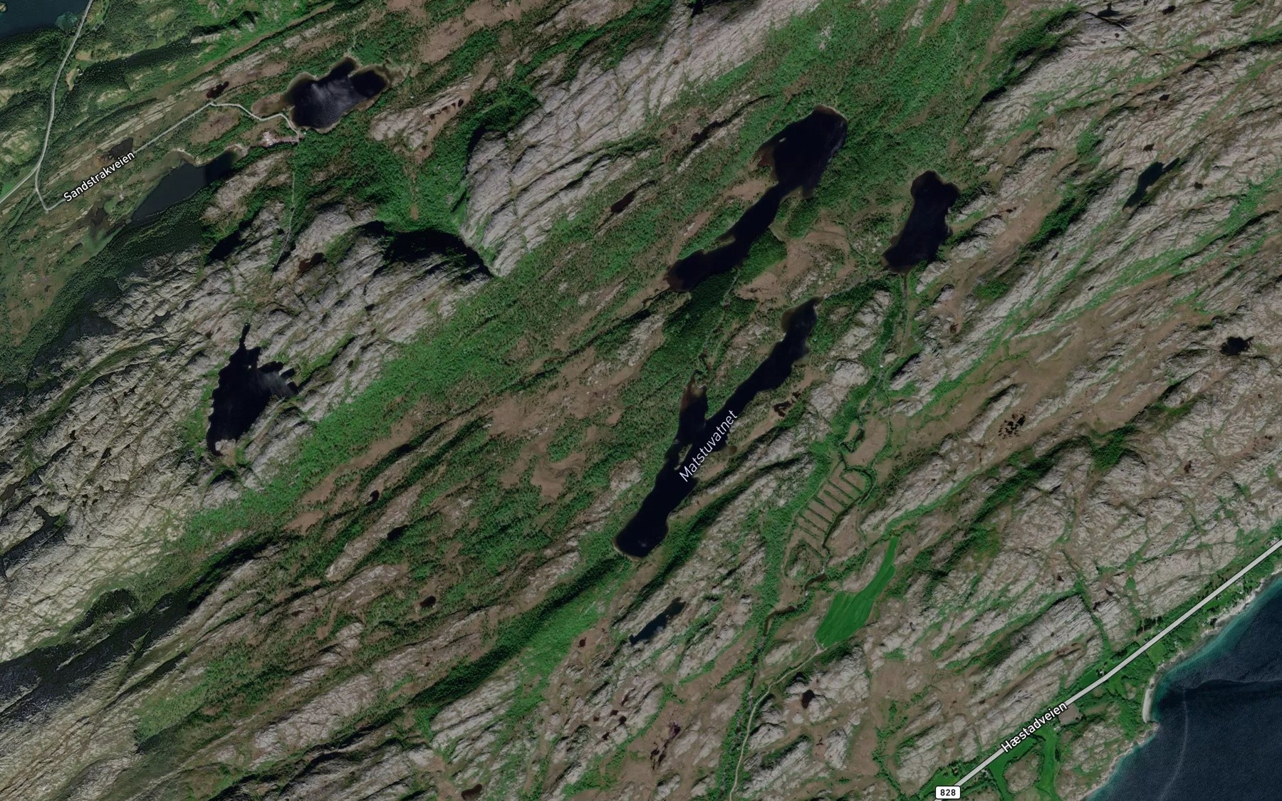 Satellite map of the Vesterbekken