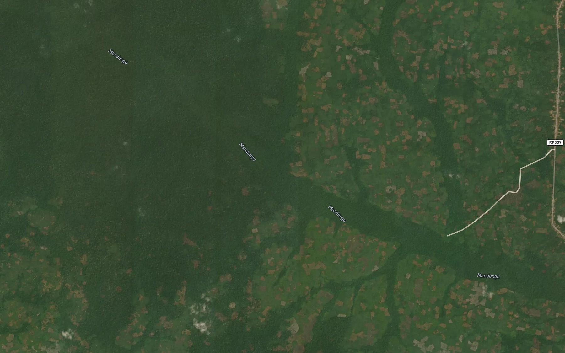 Satellite map of the Makila