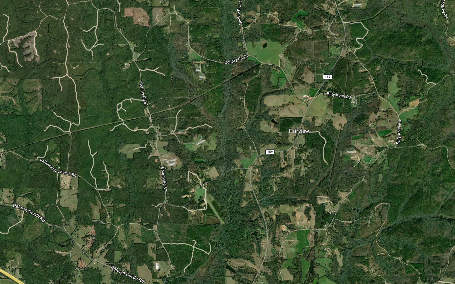 Satellite map of the Koon Branch