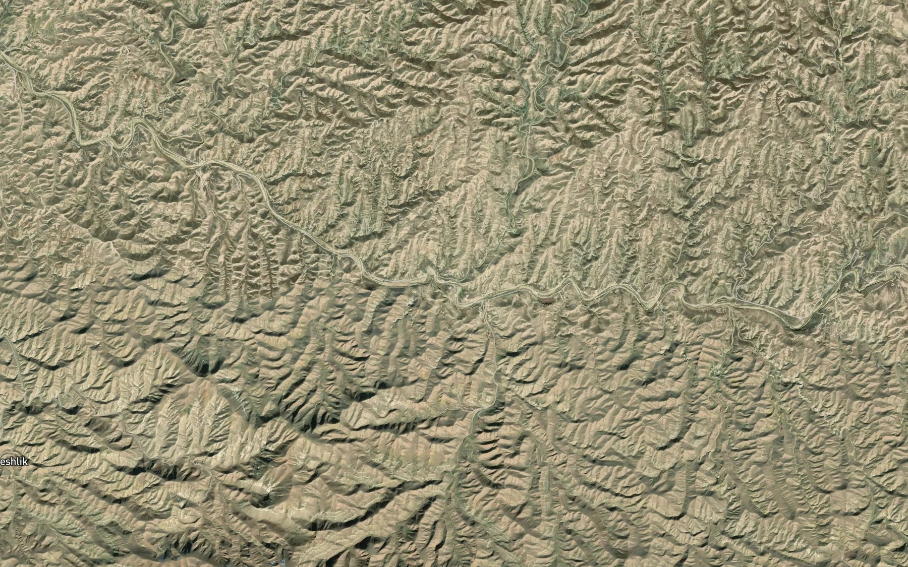 Satellite map of the Kal-e Yarqorli
