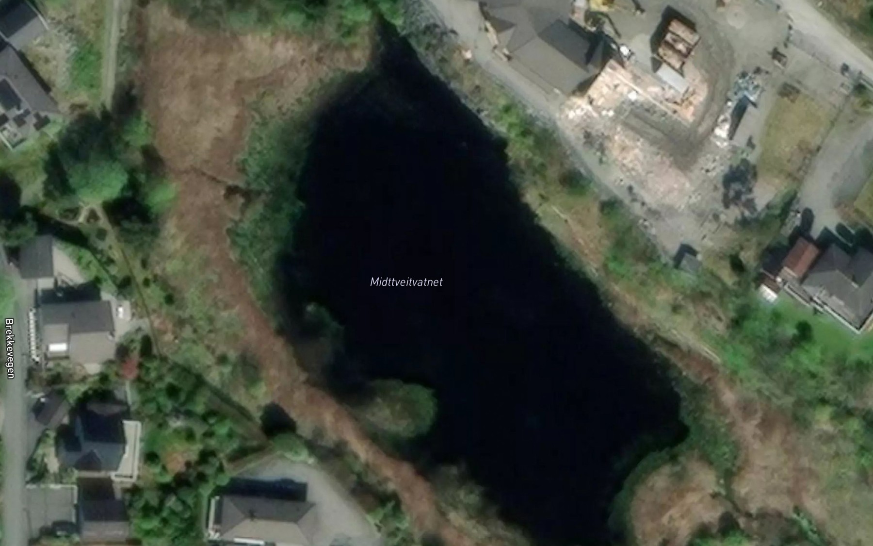Satellite map of the Midttveitvatnet