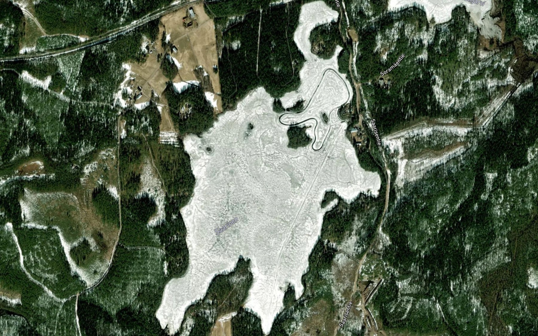 Satellite map of the Saarinen