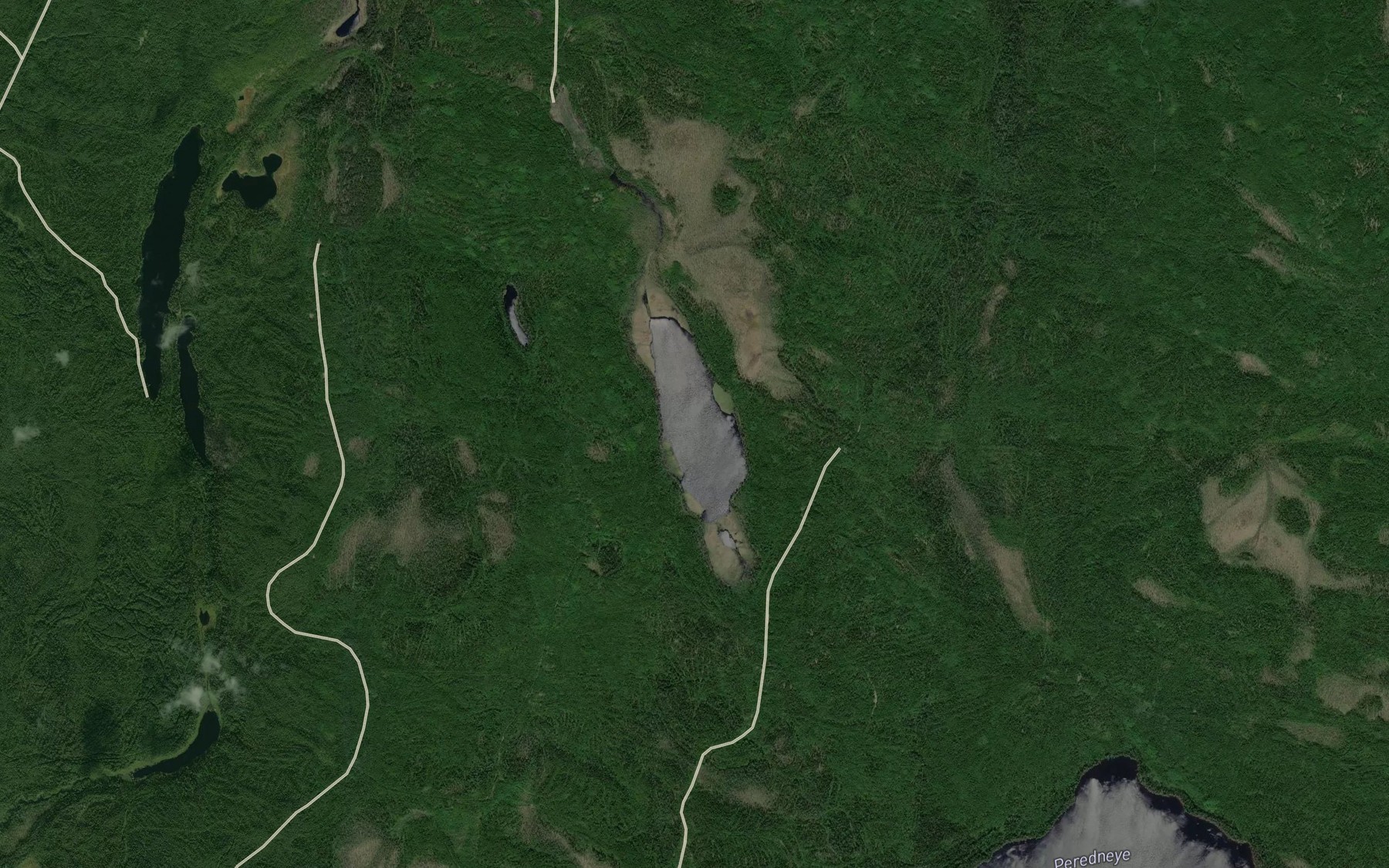 Satellite map of the Ozero Khoronilovo