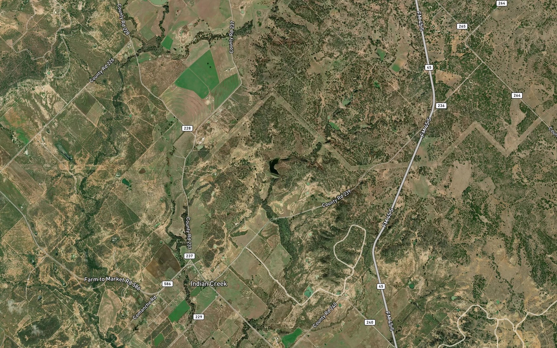 Satellite map of the Northeast Lateral Watershed Number Five