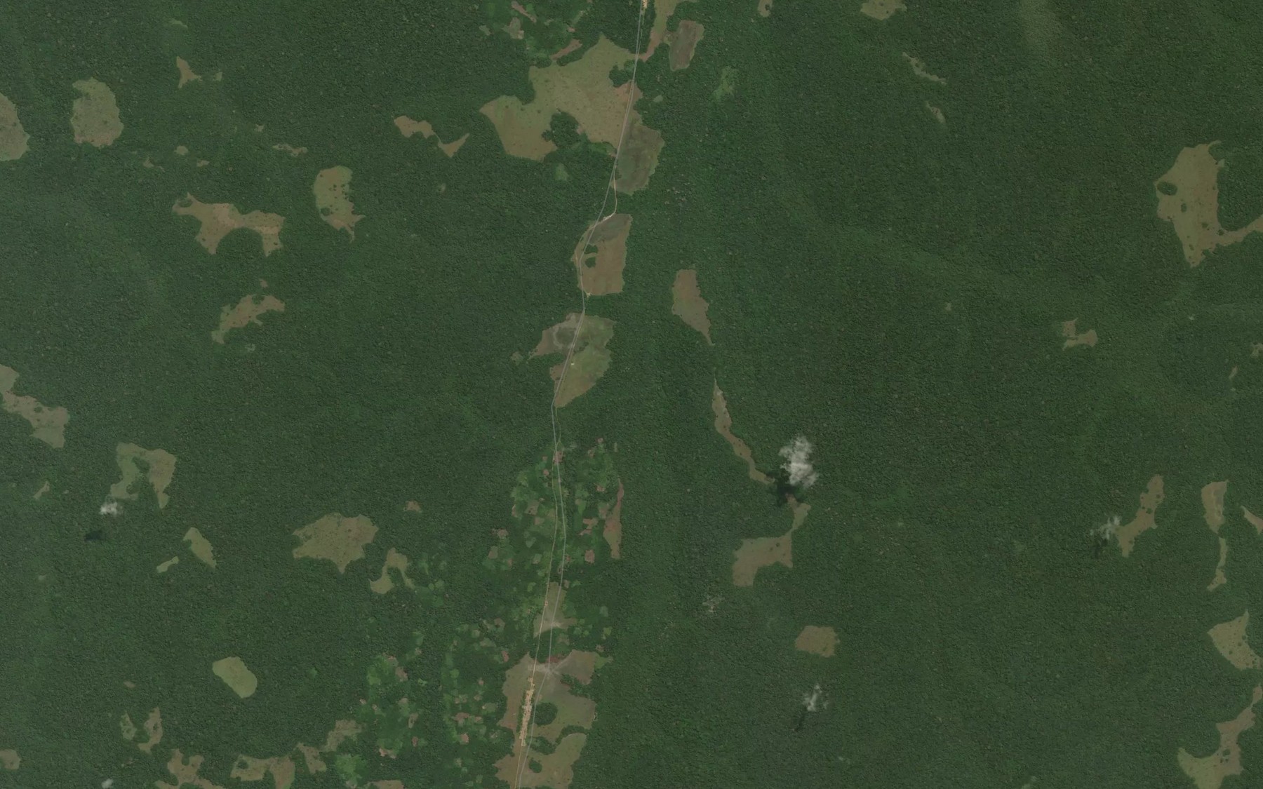 Satellite map of the Akouaga
