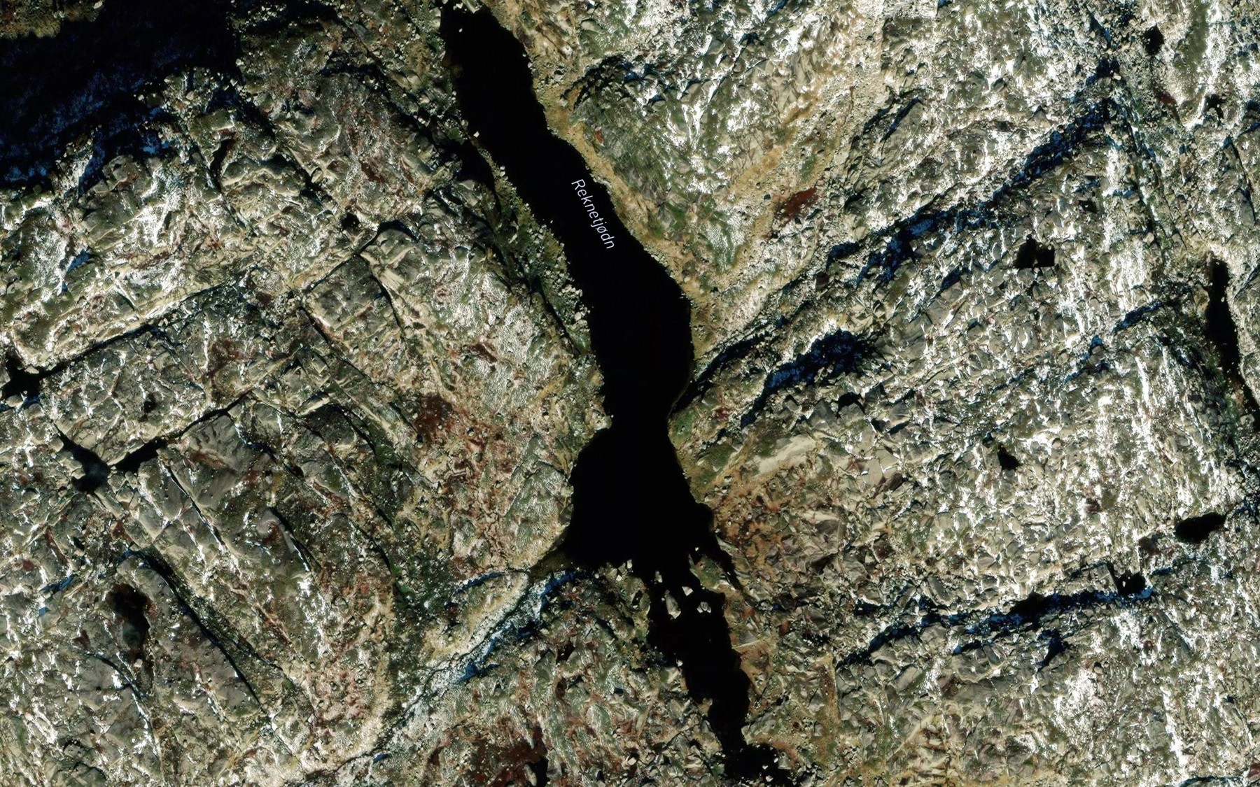 Satellite map of the Reknetjornene
