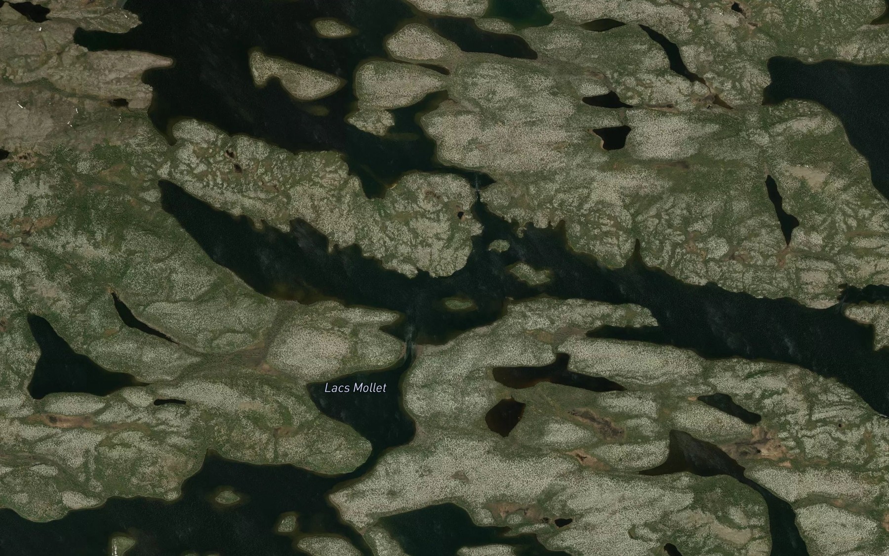 Satellite map of the Rapides Uchikwachikanan