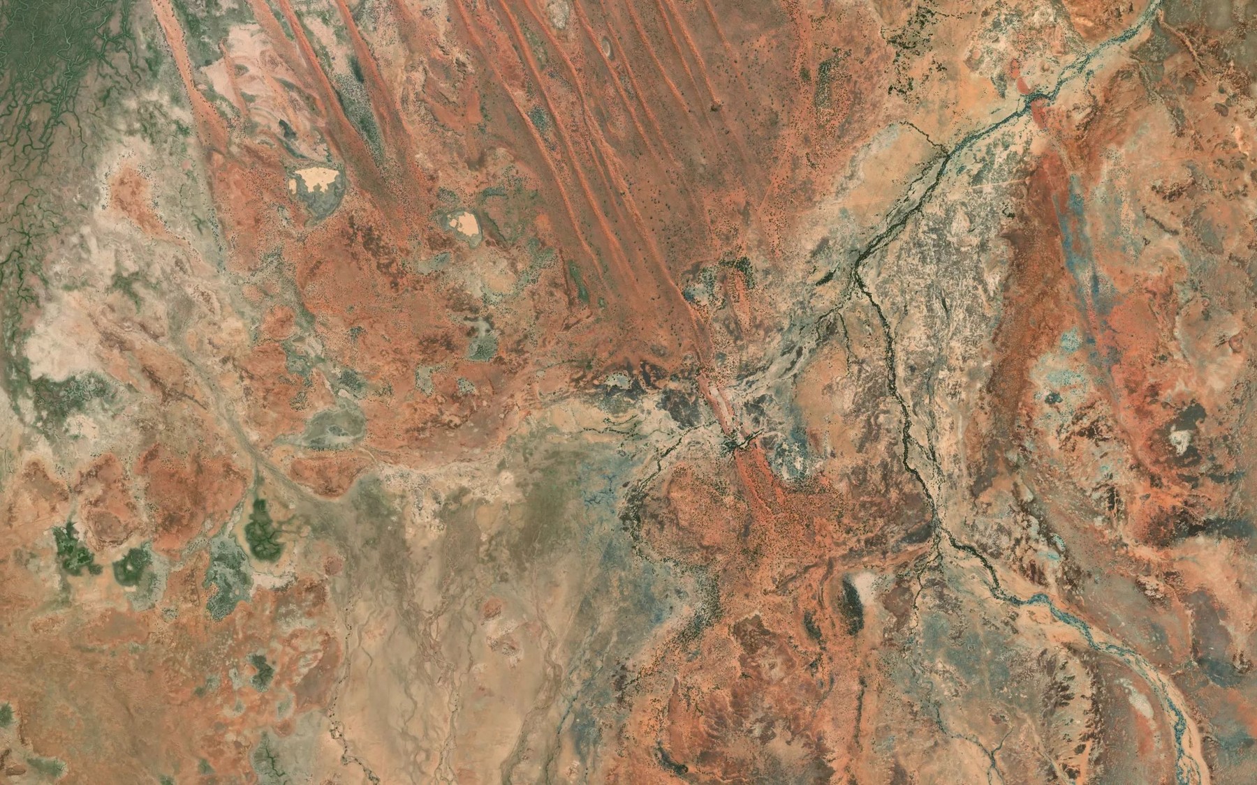 Satellite map of the Lucy Lagoon