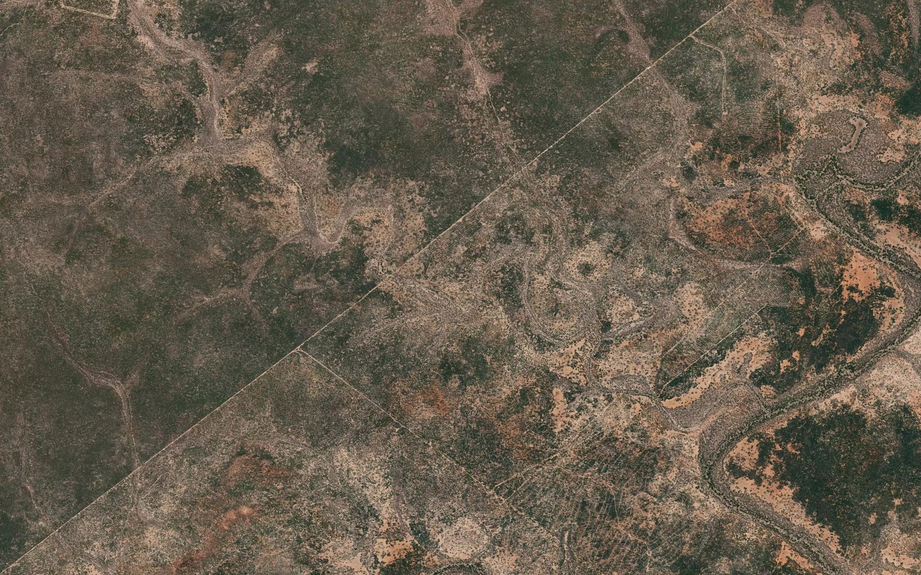 Satellite map of the Lagoon Gully