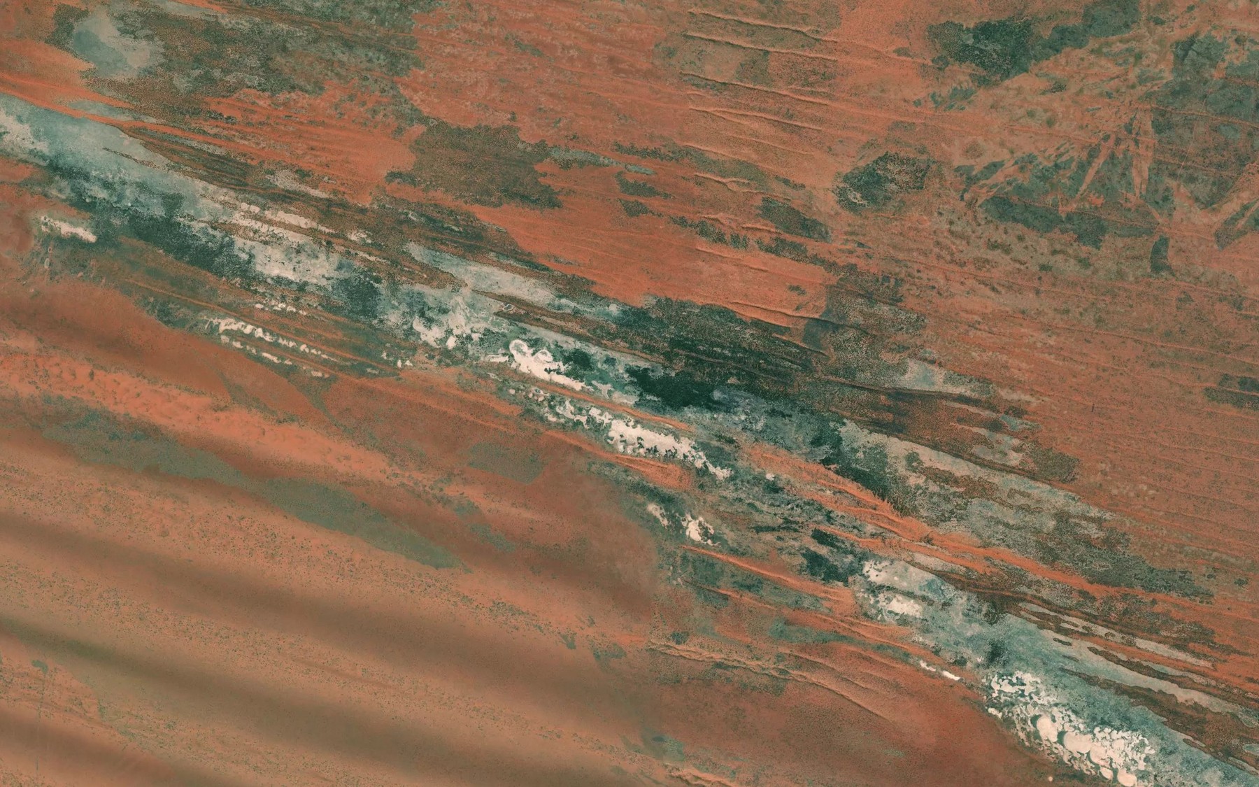 Satellite map of the Tina Spring