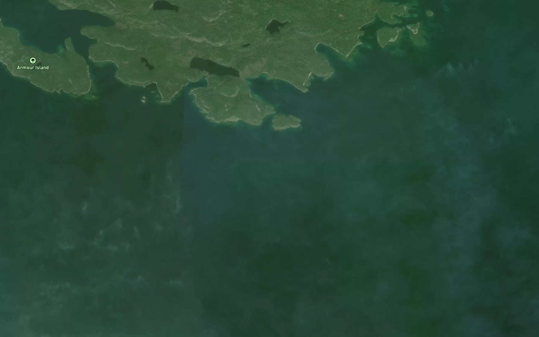 Satellite map of the Bullers Gap