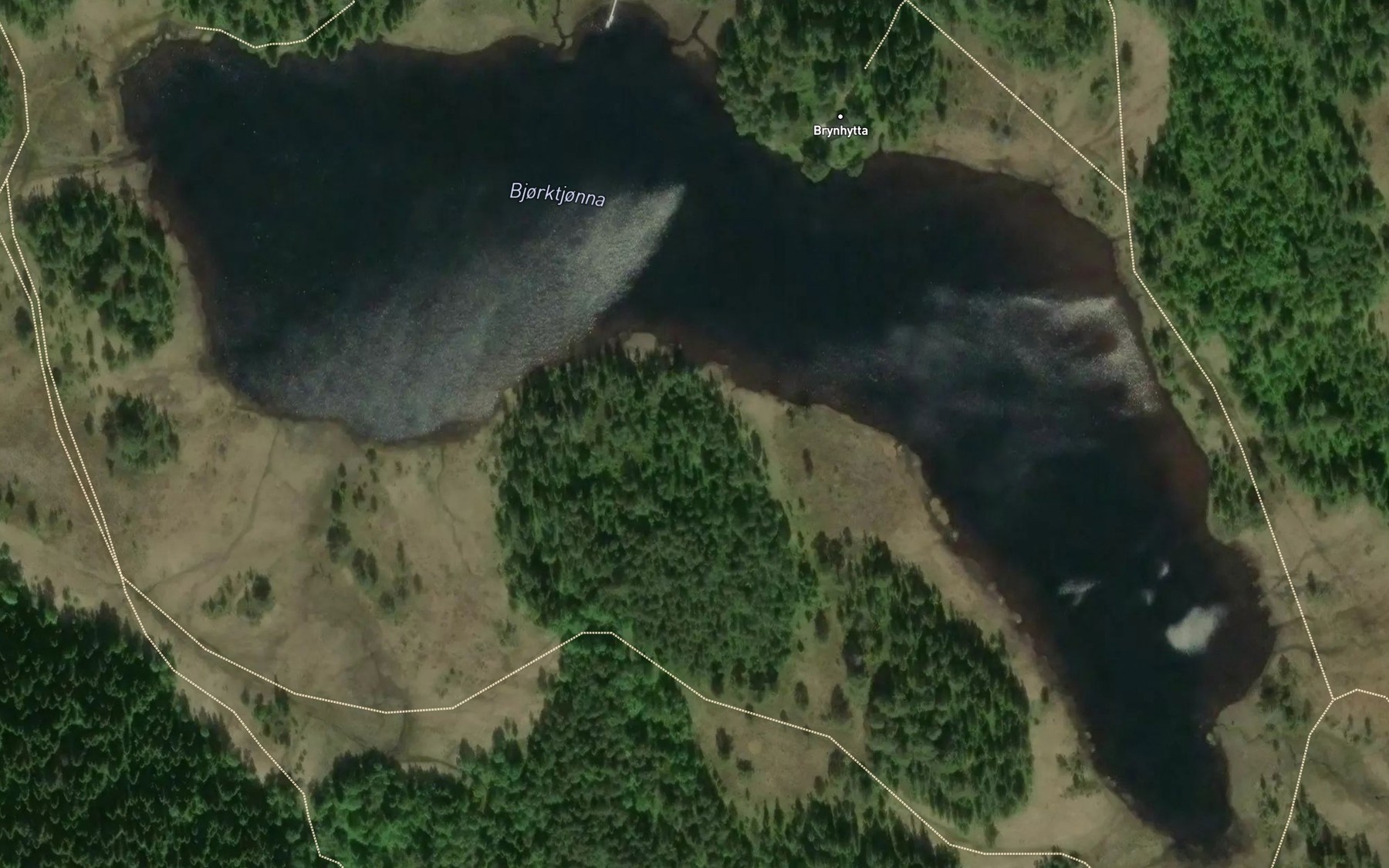 Satellite map of the Bjorktjorna