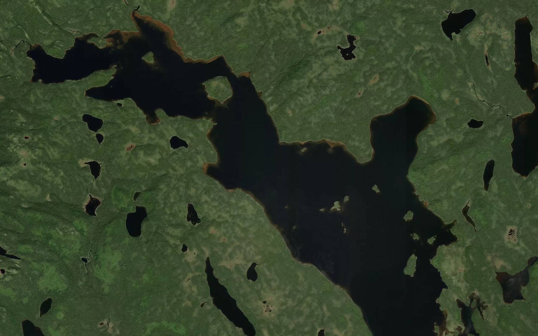 Satellite map of the Lac De Re